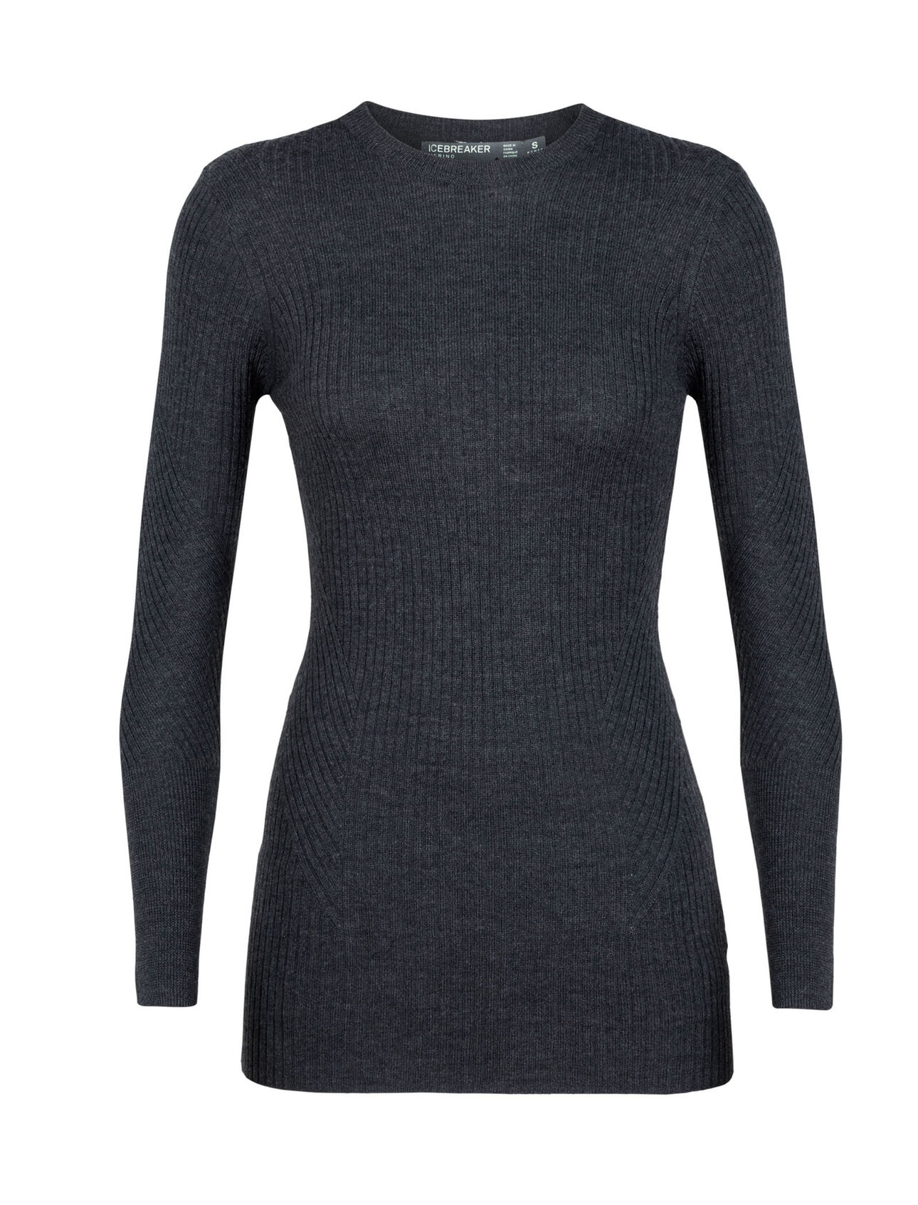 Womens Merino Valley Slim Crewe Sweater Top Icebreaker