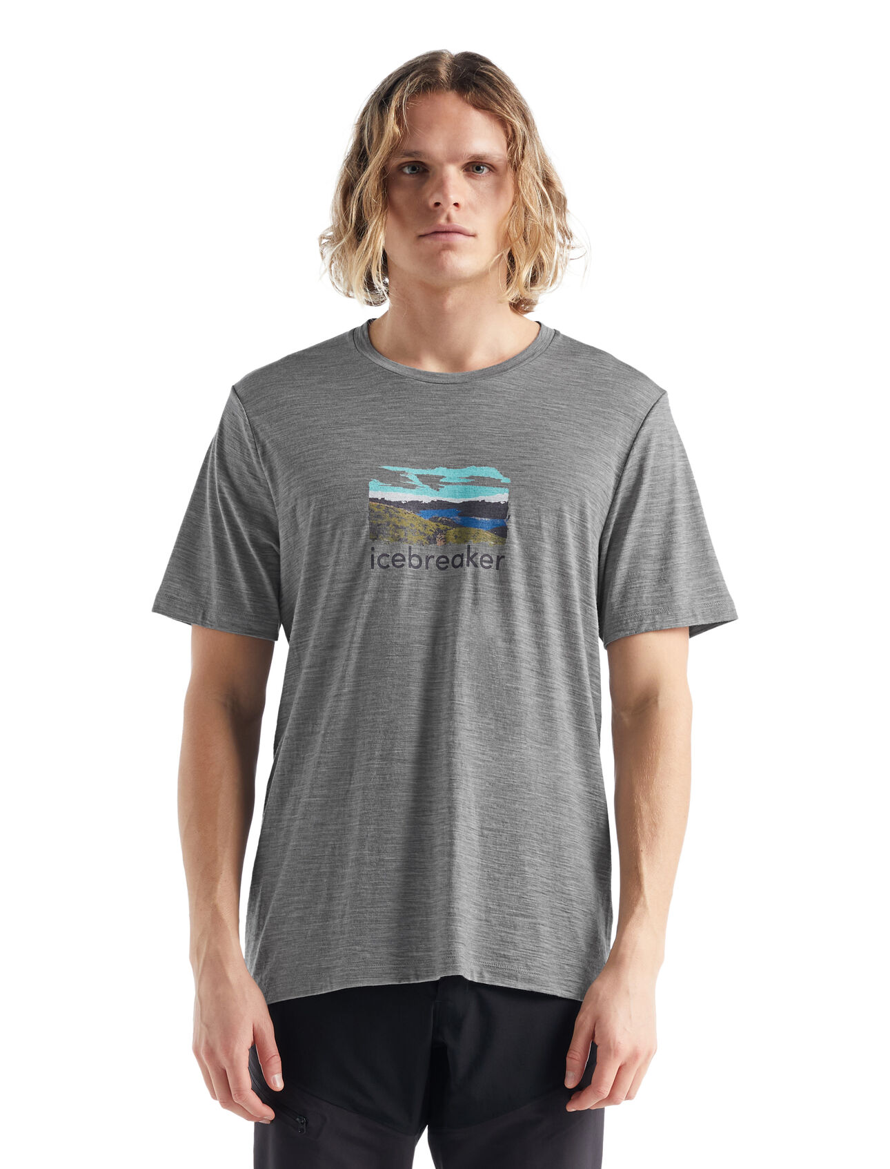 Merino Tech II Short Sleeve T-Shirt Trailhead - Icebreaker (US)