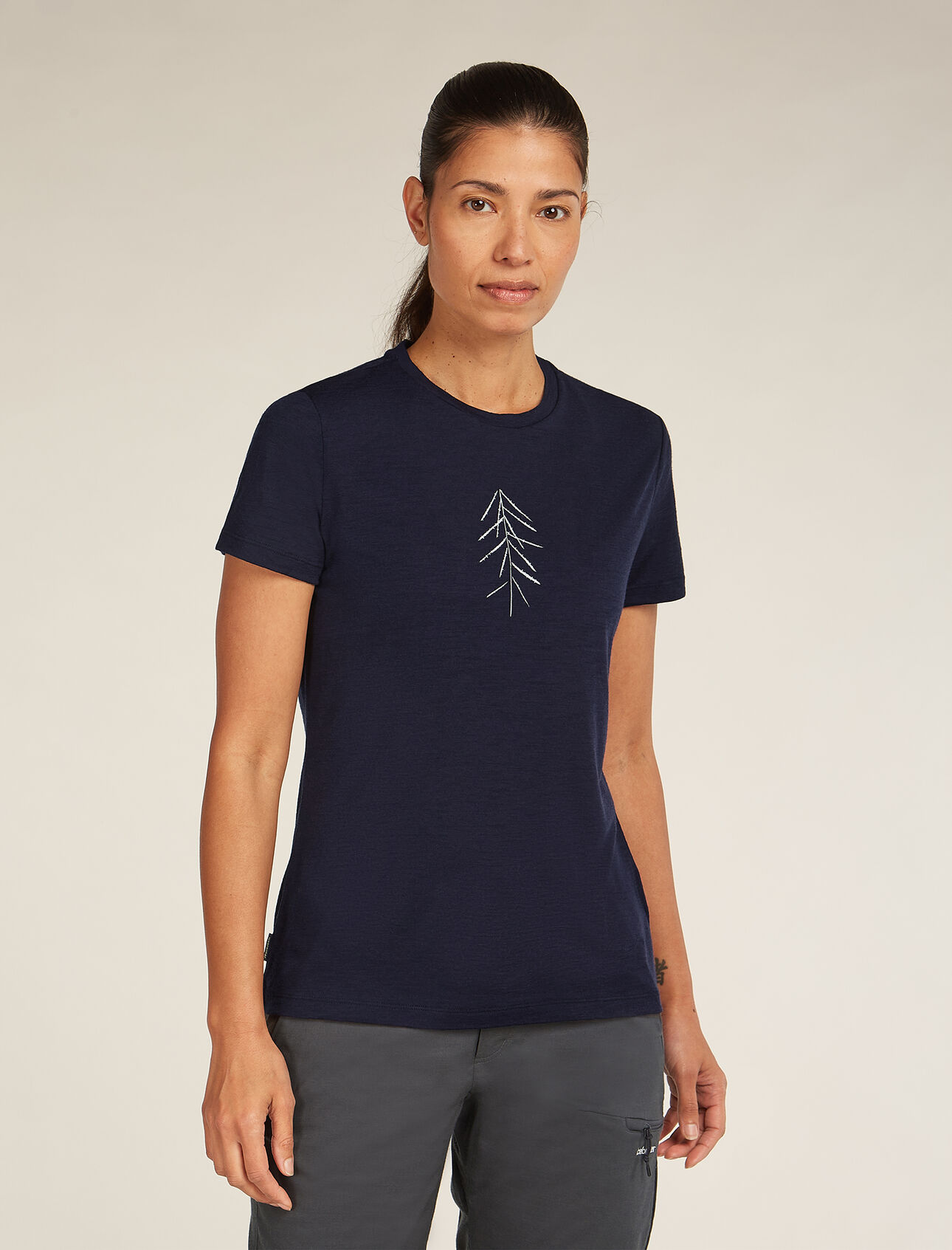 Womens Merino 150 Tech Lite Short Sleeve T-Shirt Lancewood Our most versatile tech tee that provides comfort, breathability and odour-resistance for four seasons worth of adventure, the Merino 150 Tech Lite Short Sleeve Tee Lancewood features 100% merino wool fabric for all-natural performance. 