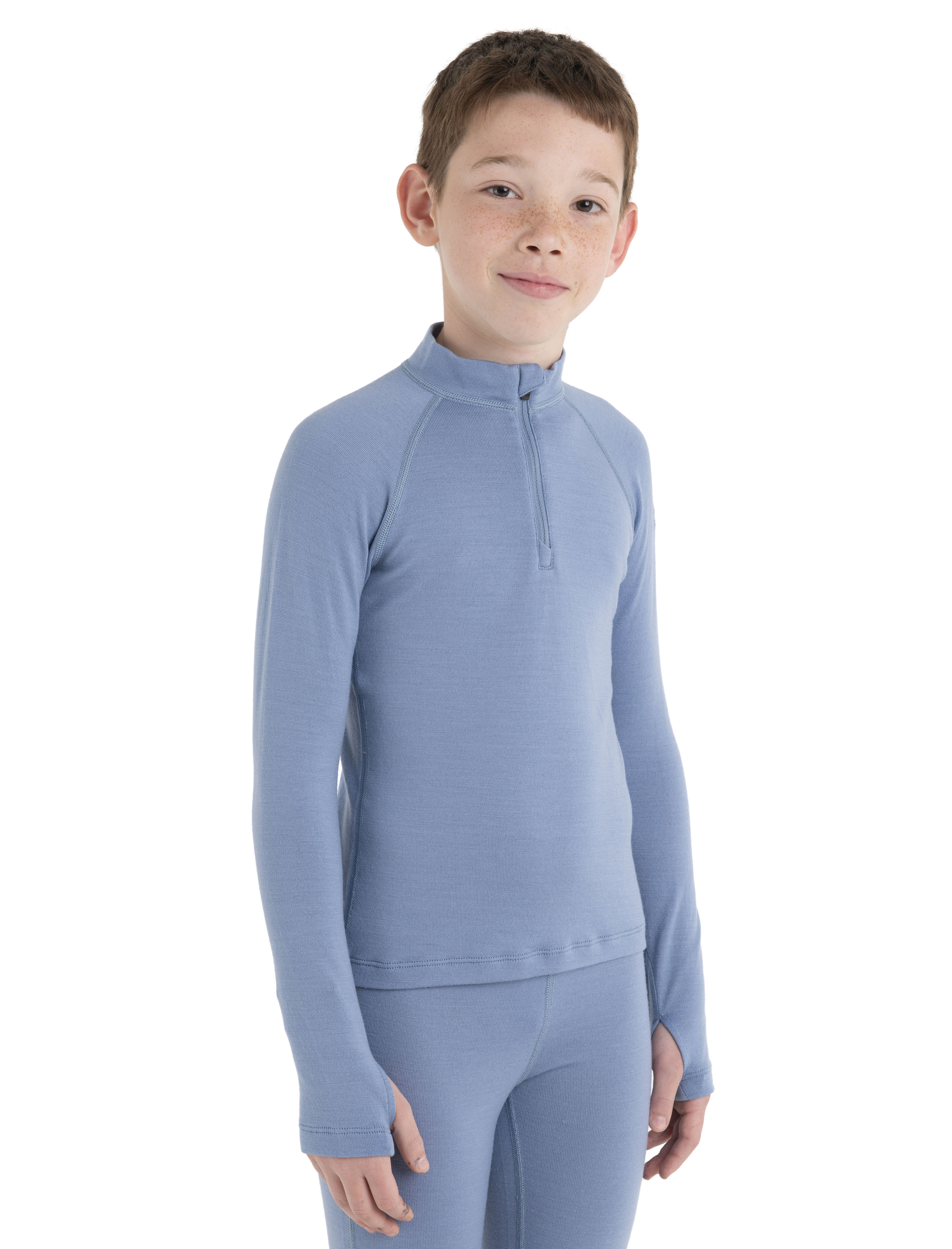 Kids Merino 260 Tech Long Sleeve Half Zip Thermal Top