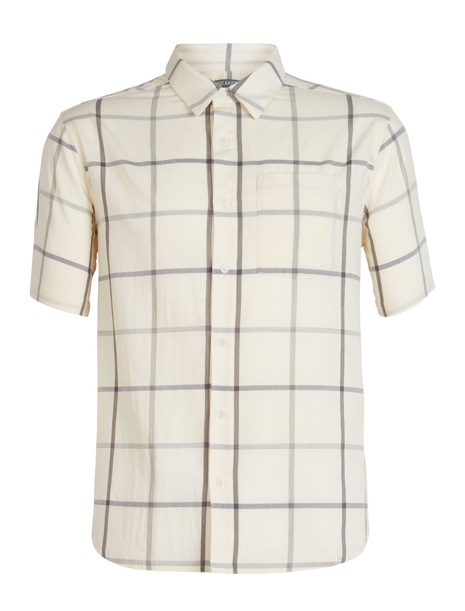 Icebreaker Merino Mens Compass Long Sleeve Flannel Shirt New Zealand Merino Wool