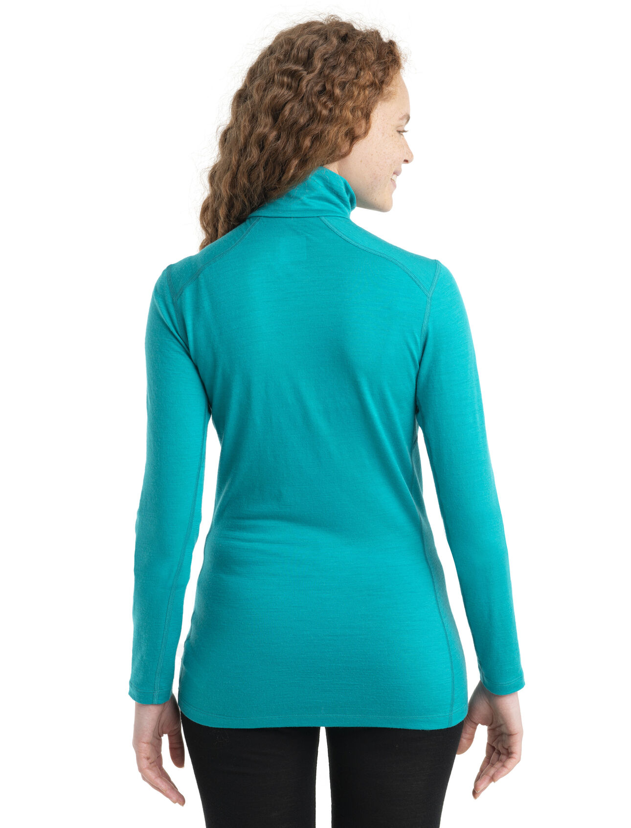 Women's Blouse Fashion Digital Printing Zipper Long-sleeved Casual