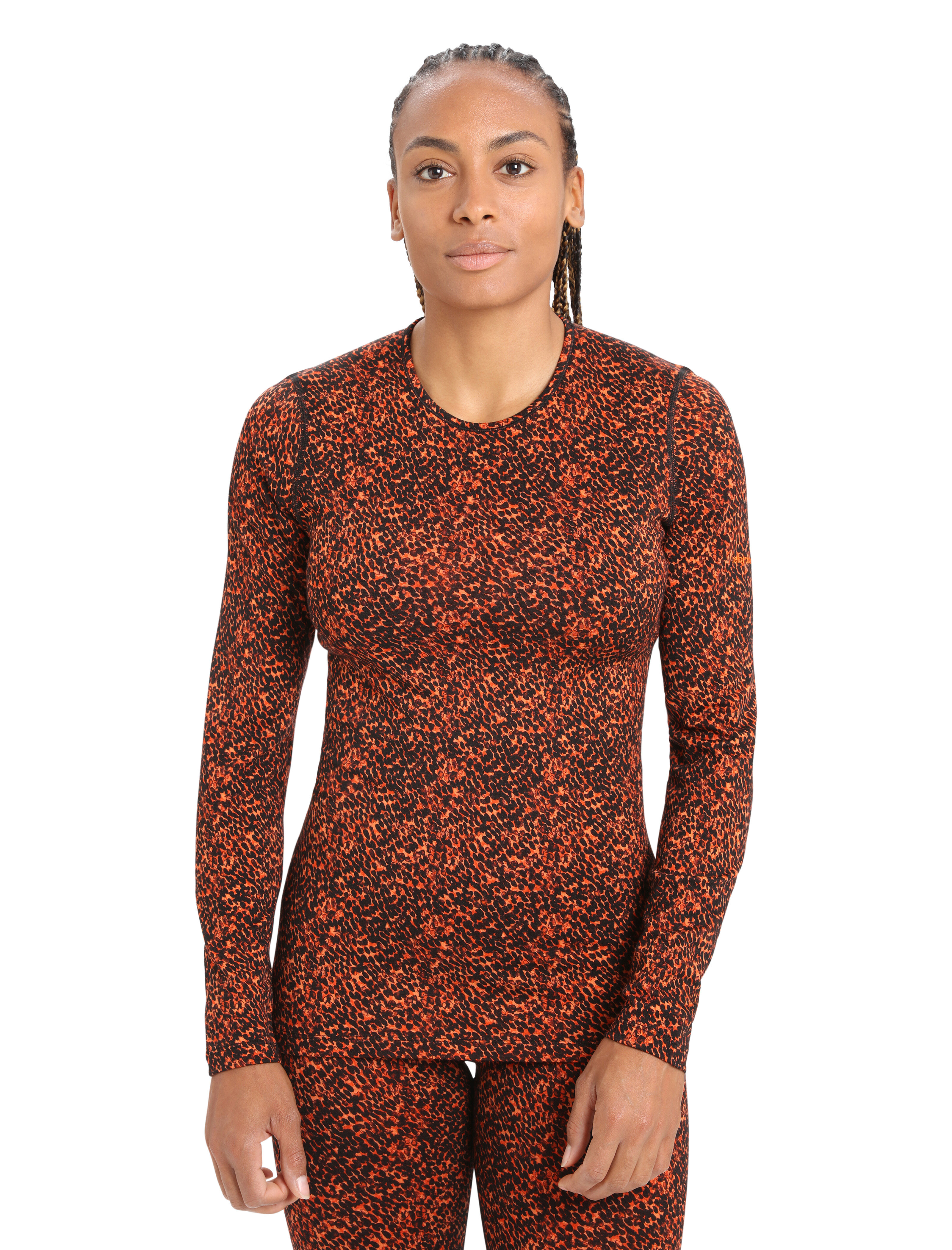 Leopard print thermal 2025 top