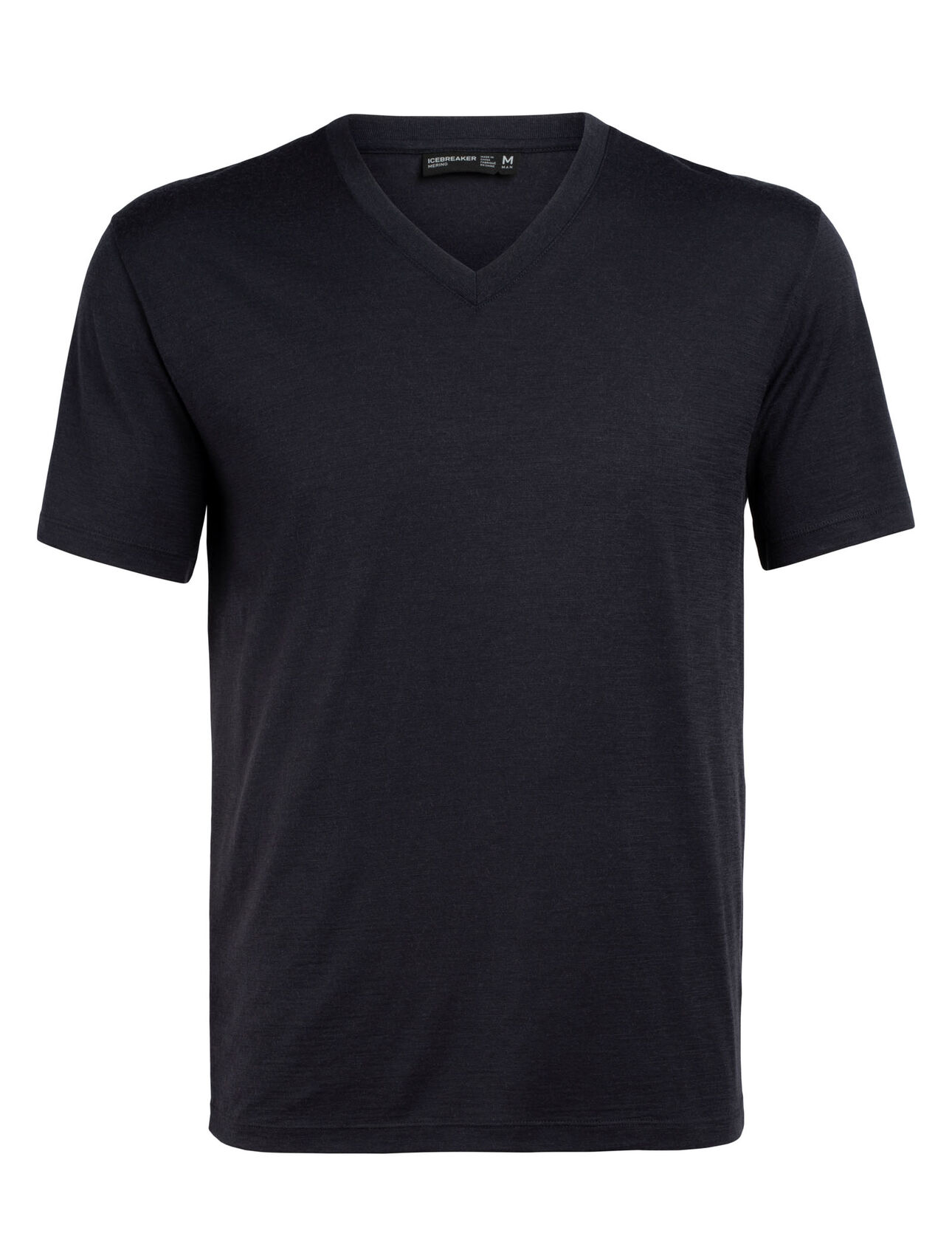 Mens Merino 旅 Tabi Tech Lite Short Sleeve V Top Icebreaker