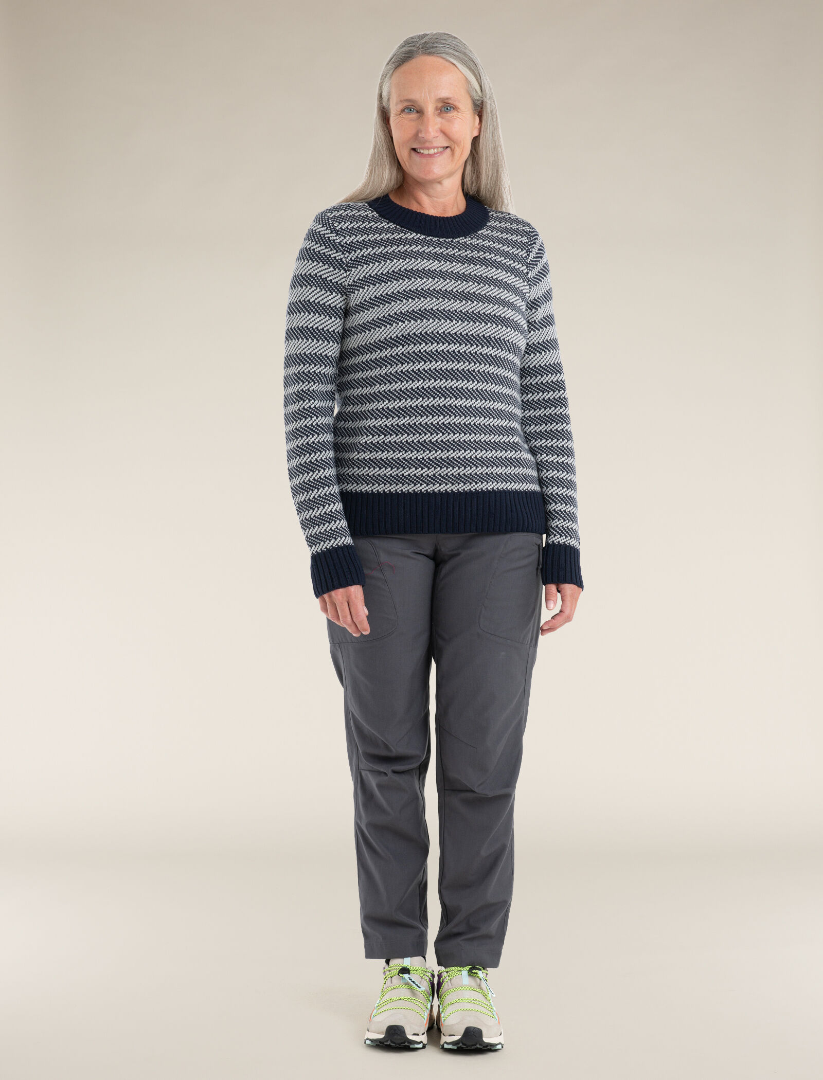 Icebreaker women's waypoint crewe sweater sale