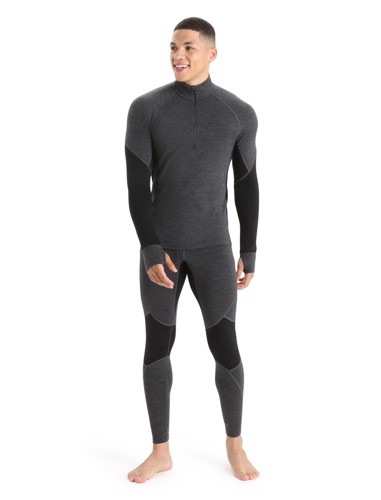 Men S Bodyfitzone Merino 260 Long Sleeve Half Zip Icebreaker Made from 100% merino wool jersey fabric with a. men s bodyfitzone merino 260 zone long sleeve half zip thermal top