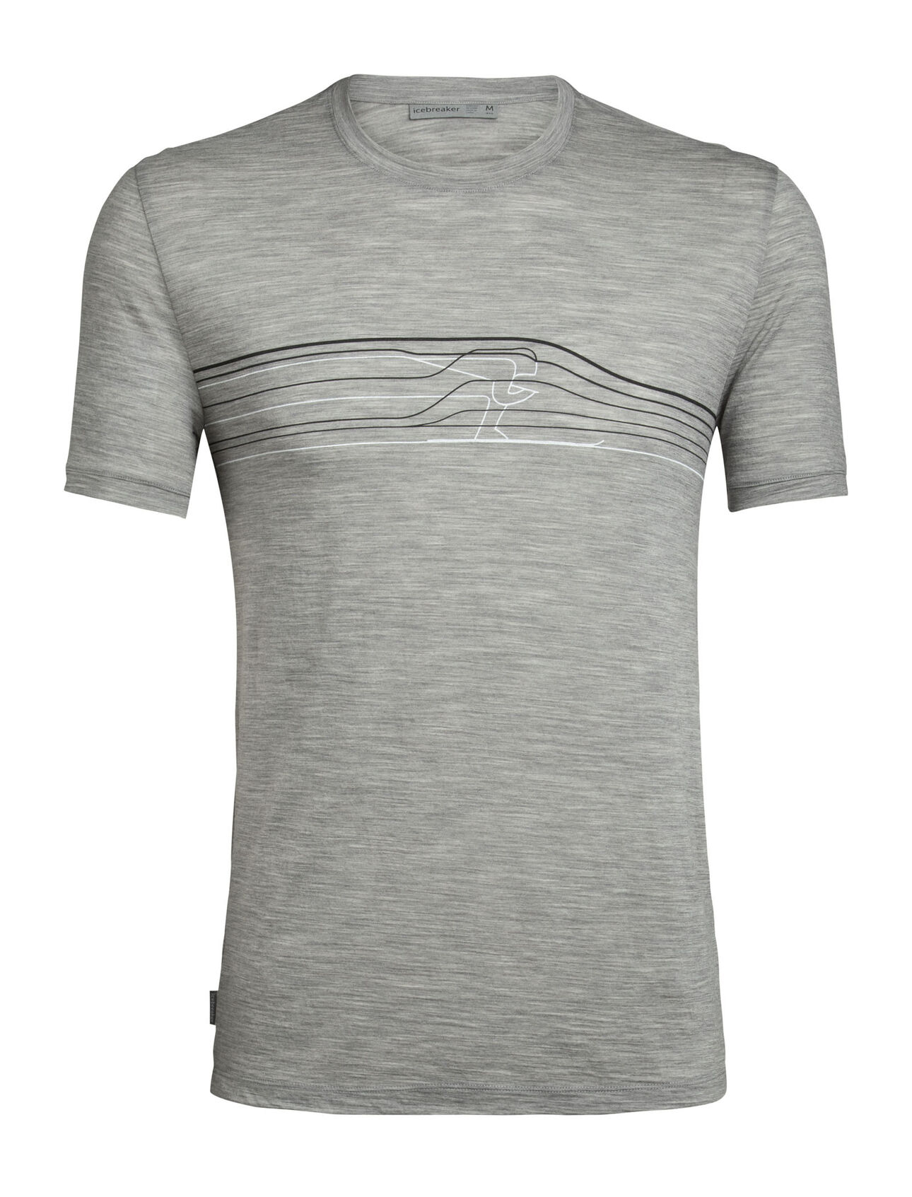 dla mężczyzn Merino Spector Short Sleeve Crewe T-Shirt Ski Racer A lightweight, breathable, and versatile merino wool T-shirt ideal for everything from hiking to travel, our Spector Short Sleeve Crewe Ski Racer is a go-to for any and every day.