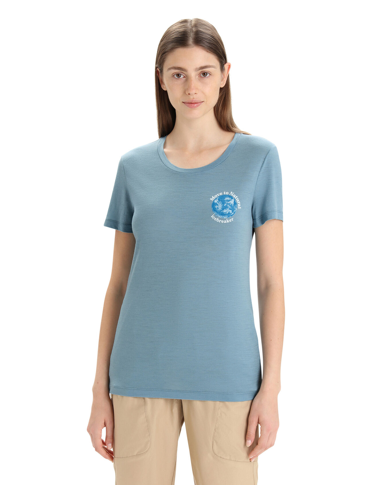Womens Merino Tech Lite II Short Sleeve T-Shirt icebreaker Earth Our versatile tech tee that provides comfort, breathability and natural odour-resistance for any adventure you can think of, the Tech Lite II Short Sleeve Tee icebreaker Earth features 100% merino for all-natural performance. The original artwork celebrates our home planet and raises awareness about our need for a more natural path.