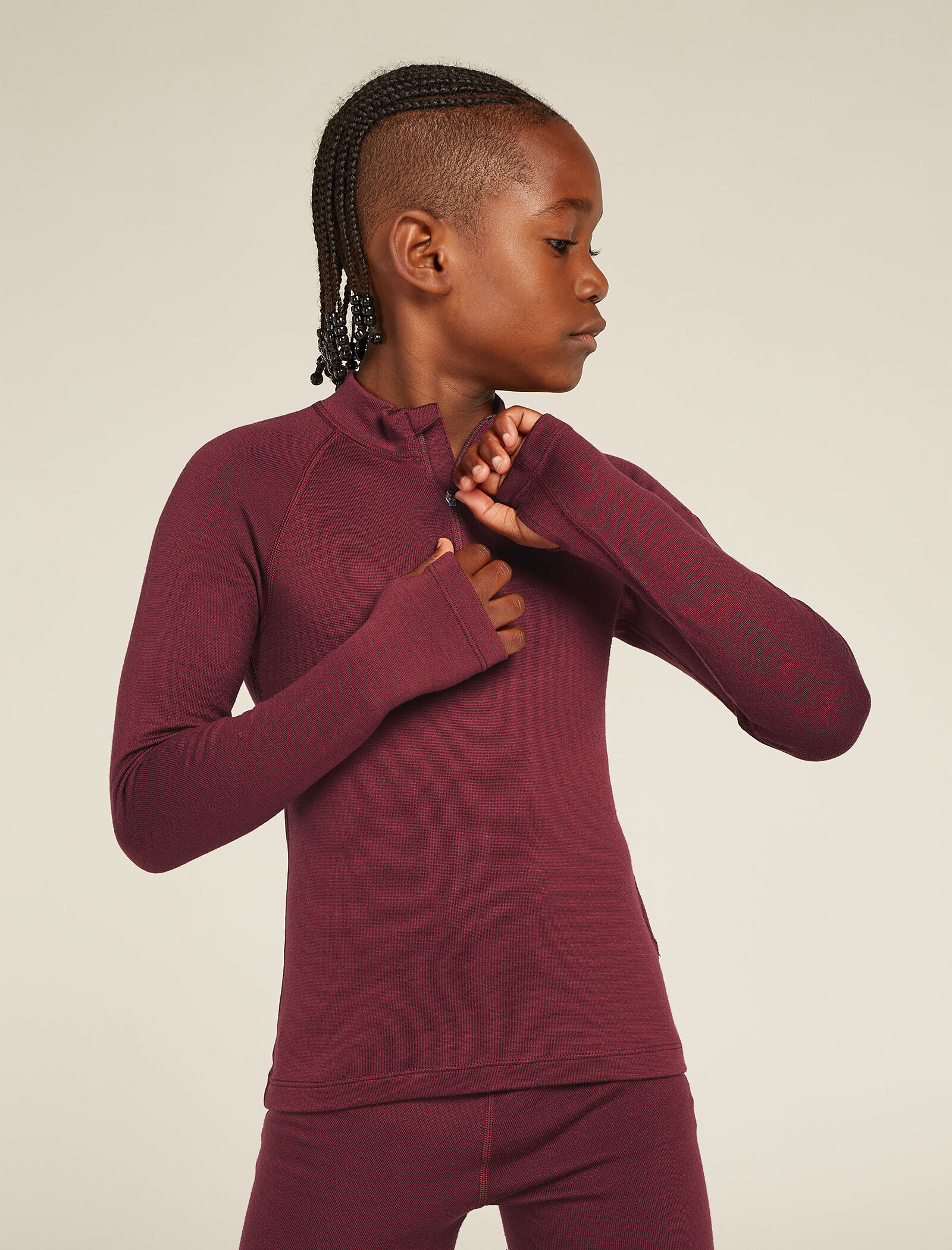 Childrens thermal long sleeve top cheap