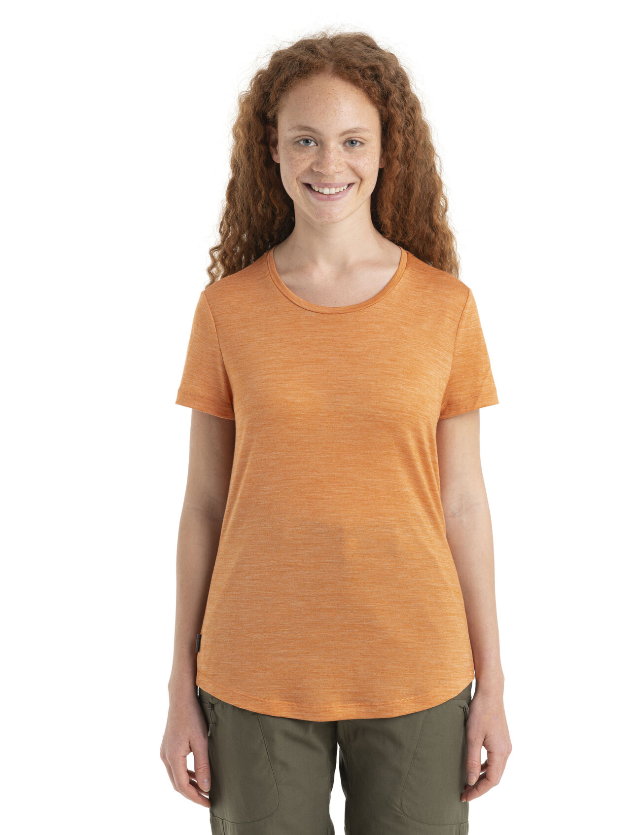 Womens Merino Sphere II Short Sleeve Tee A soft merino-blend tee made with our lightweight Cool-Lite™ jersey fabric, the Sphere II Short Sleeve Tee provides natural breathability, odor resistance and comfort.
