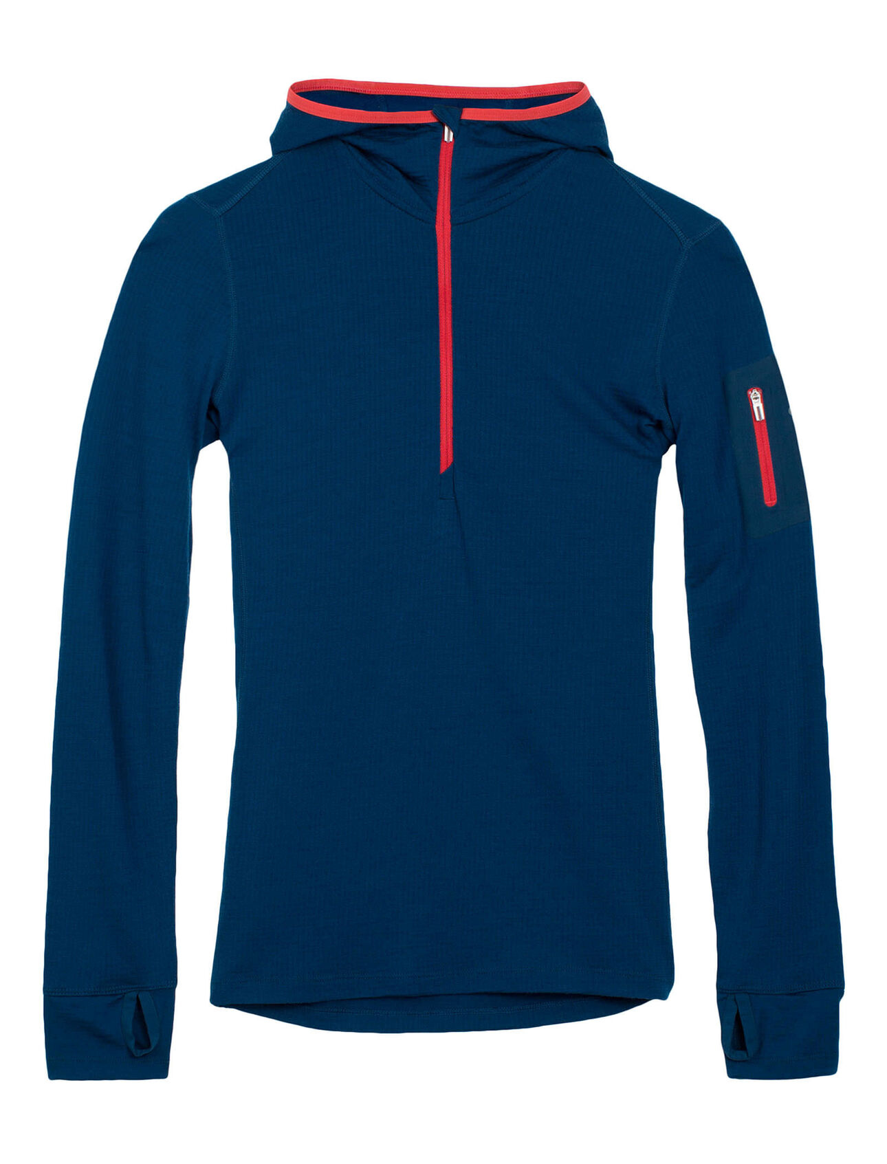 Terra Long Sleeve Half Zip Hood