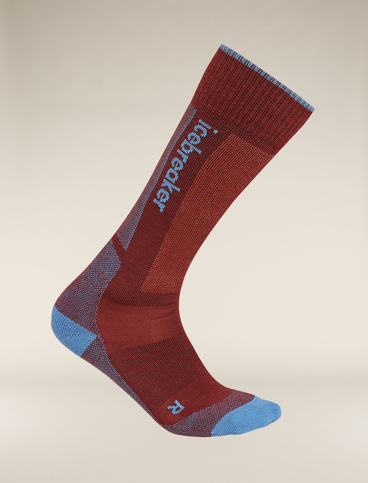 Merino Ski+ Light Over The Calf Socks Femme Chaussettes de ski à coussinage léger conçues pour skier en station ou en pleine montagne, les mi-bas grammage léger mérinos Ski+ sont composés dun mélange durable et respirant à base de laine mérinos.