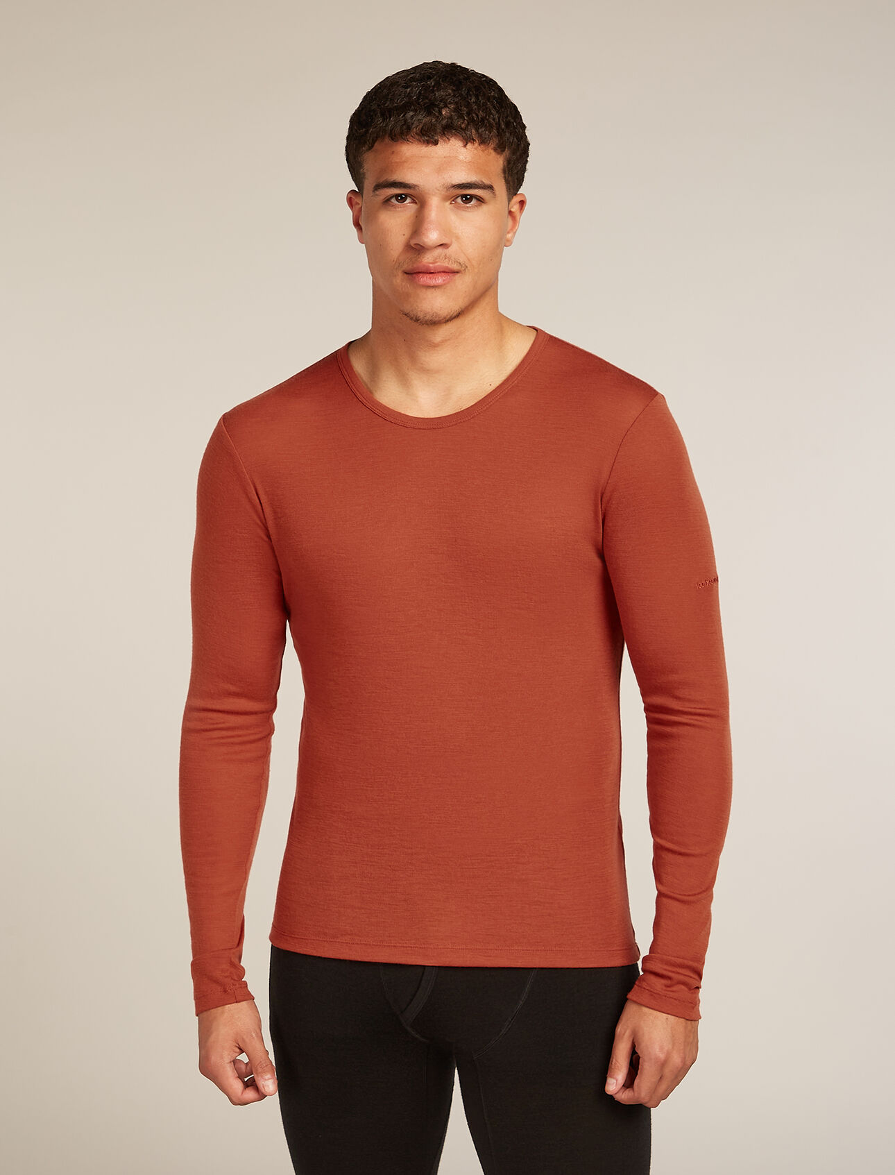 Haut col rond isotherme Everyday Long Sleeve Crewe 175 en mérinos