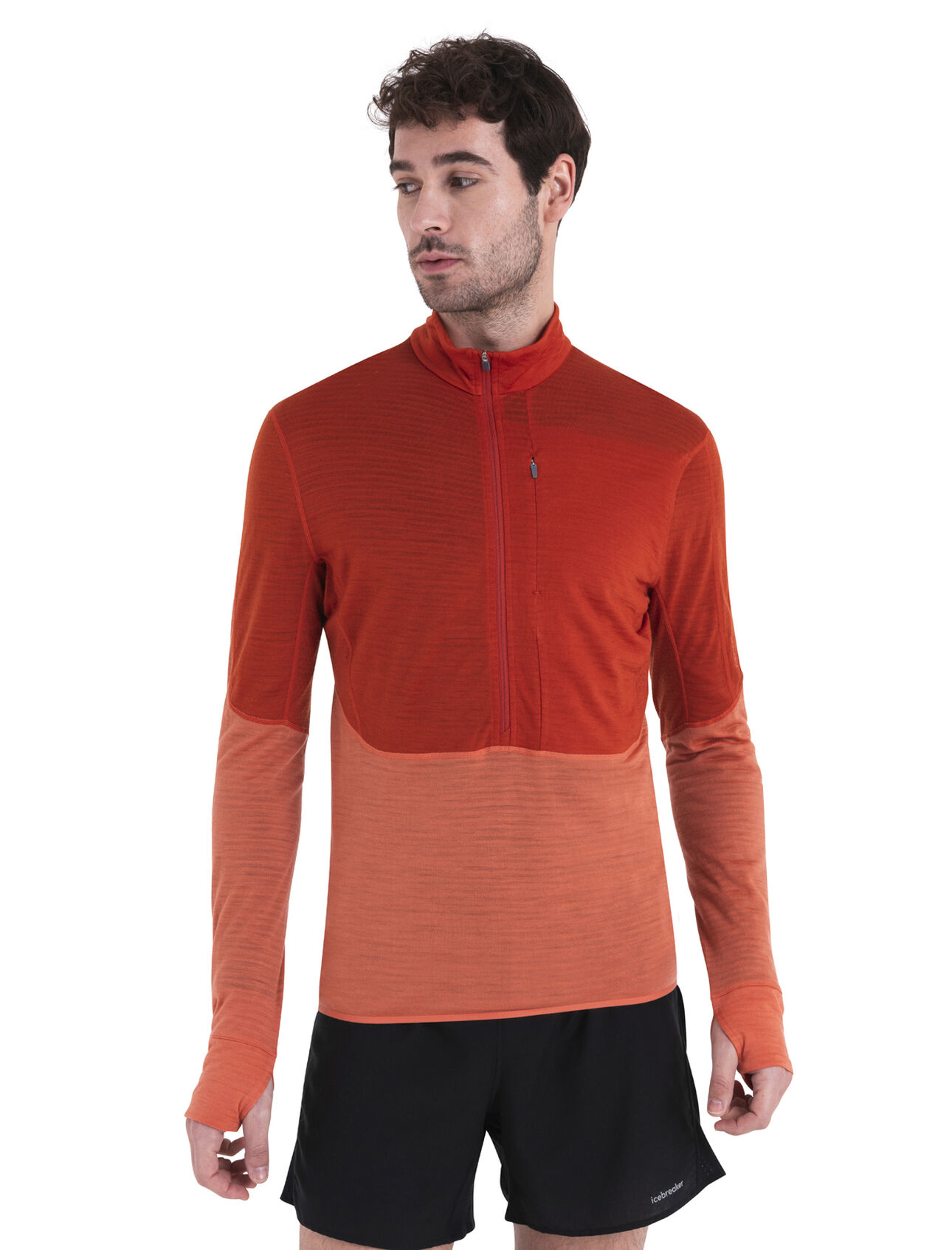 Merino Blend 200 Realfleece™ Descender Half-Zip-Oberteil