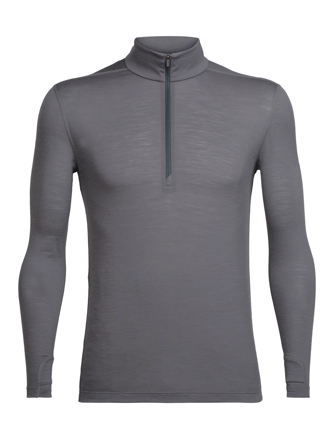 Mens Merino Zeal Long Sleeve Half Zip Top Icebreaker