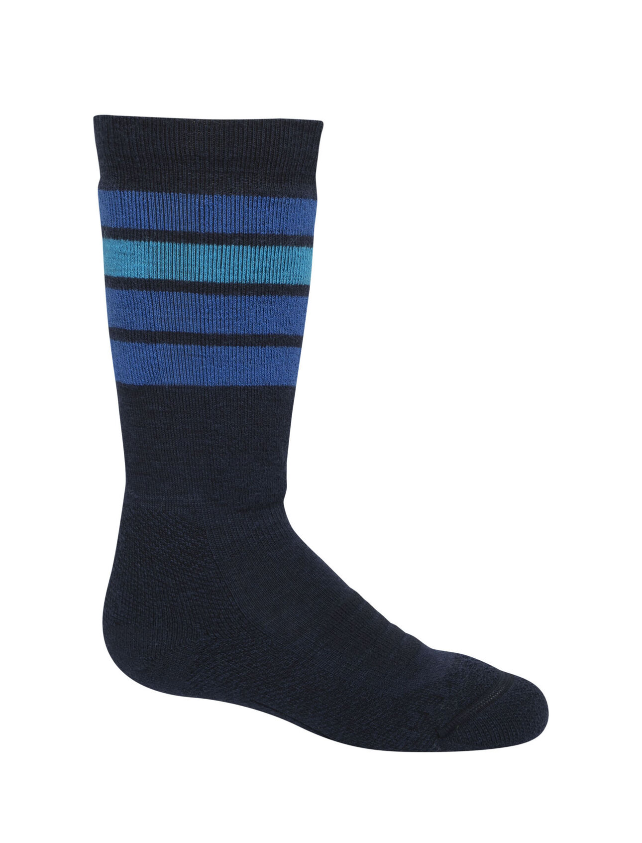 Merino Ski Medium Over the Calf Stripe Socks