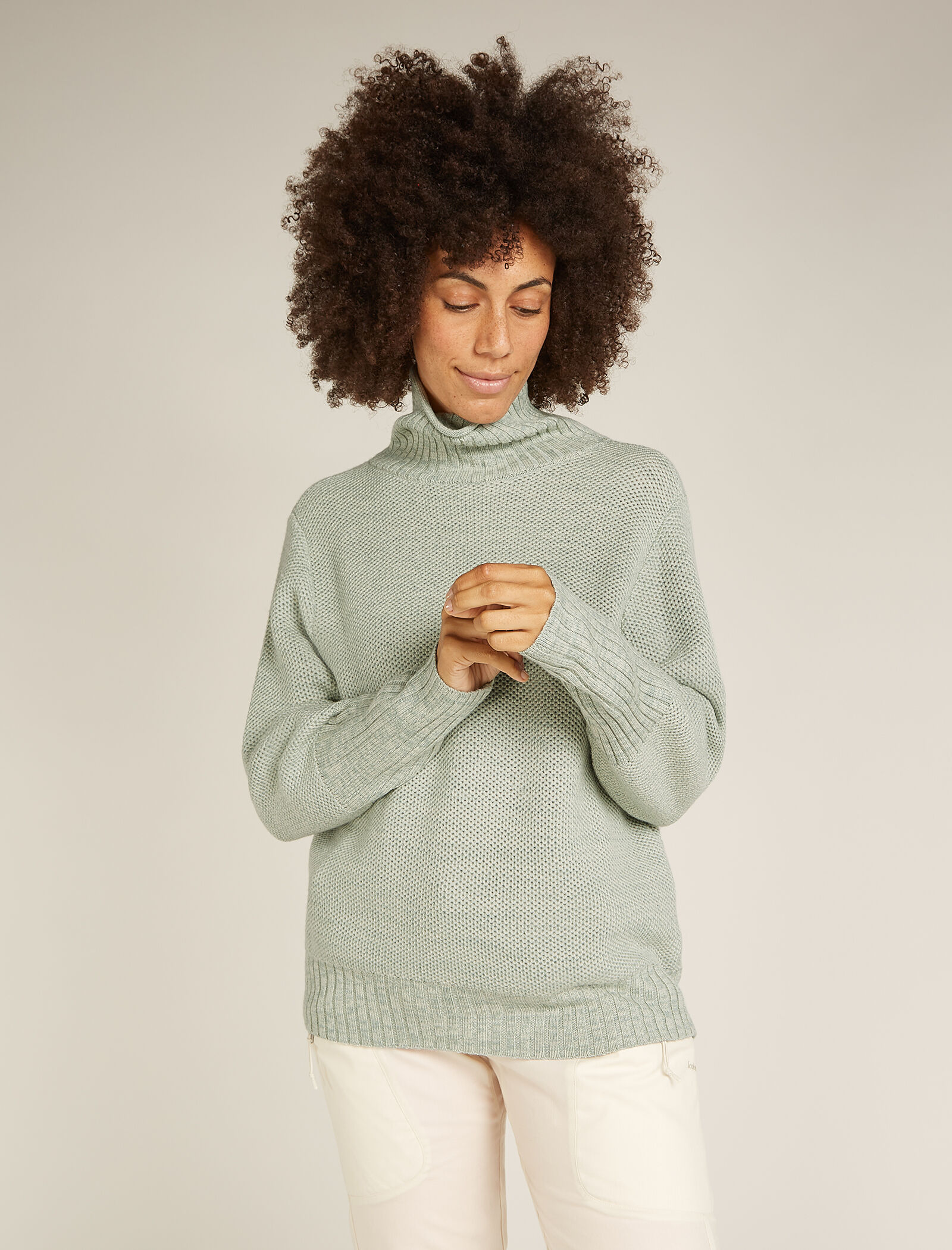 Funnel neck women top