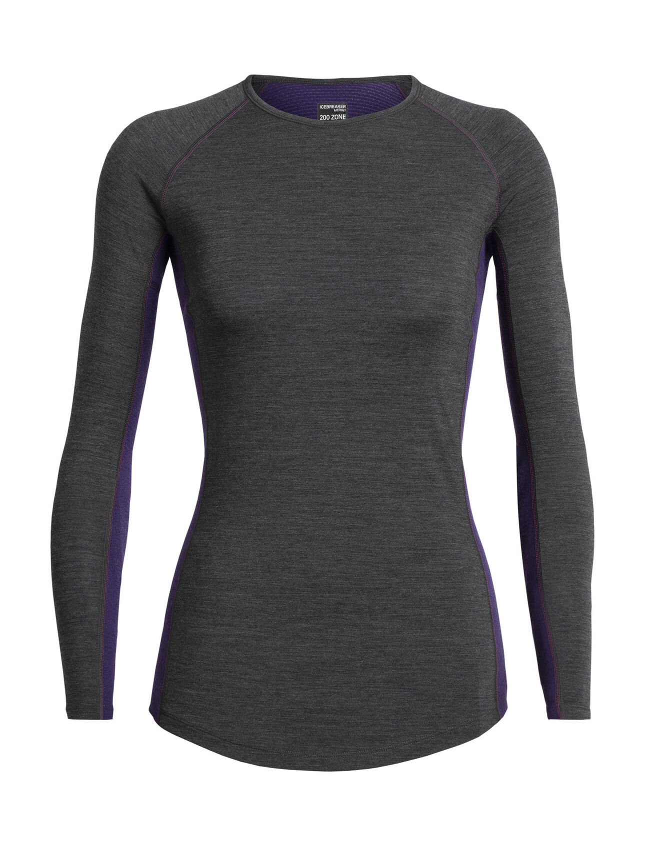 Bodyfitzone Merino 200 Zone Thermal Long Sleeve Crewe Top Icebreaker