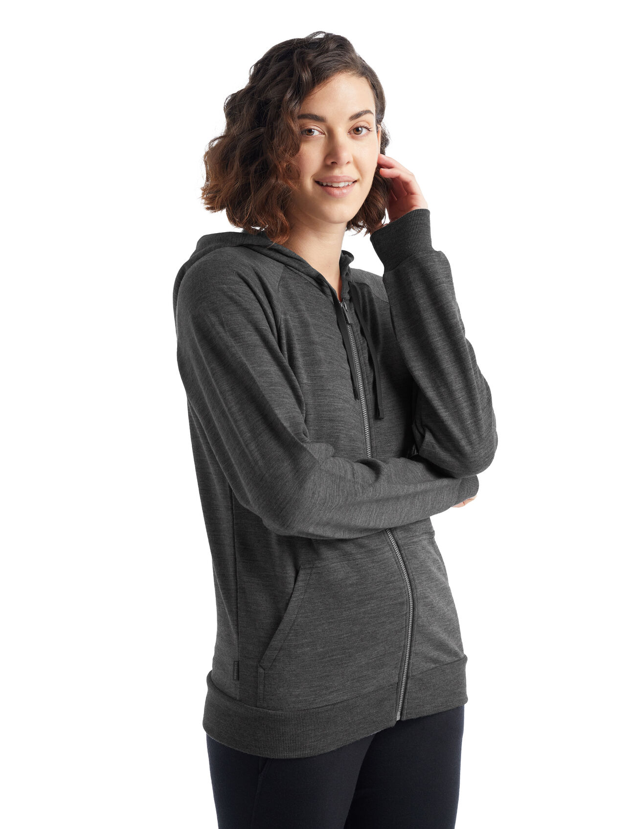 Womens Merino Helliers Terry Long Sleeve Zip Hoodie A classic, everyday hoodie ideal for cool-weather layering, the Helliers Terry Long Sleeve Zip Hood features 100% merino wool terry fabric for super-soft comfort and natural breathability.