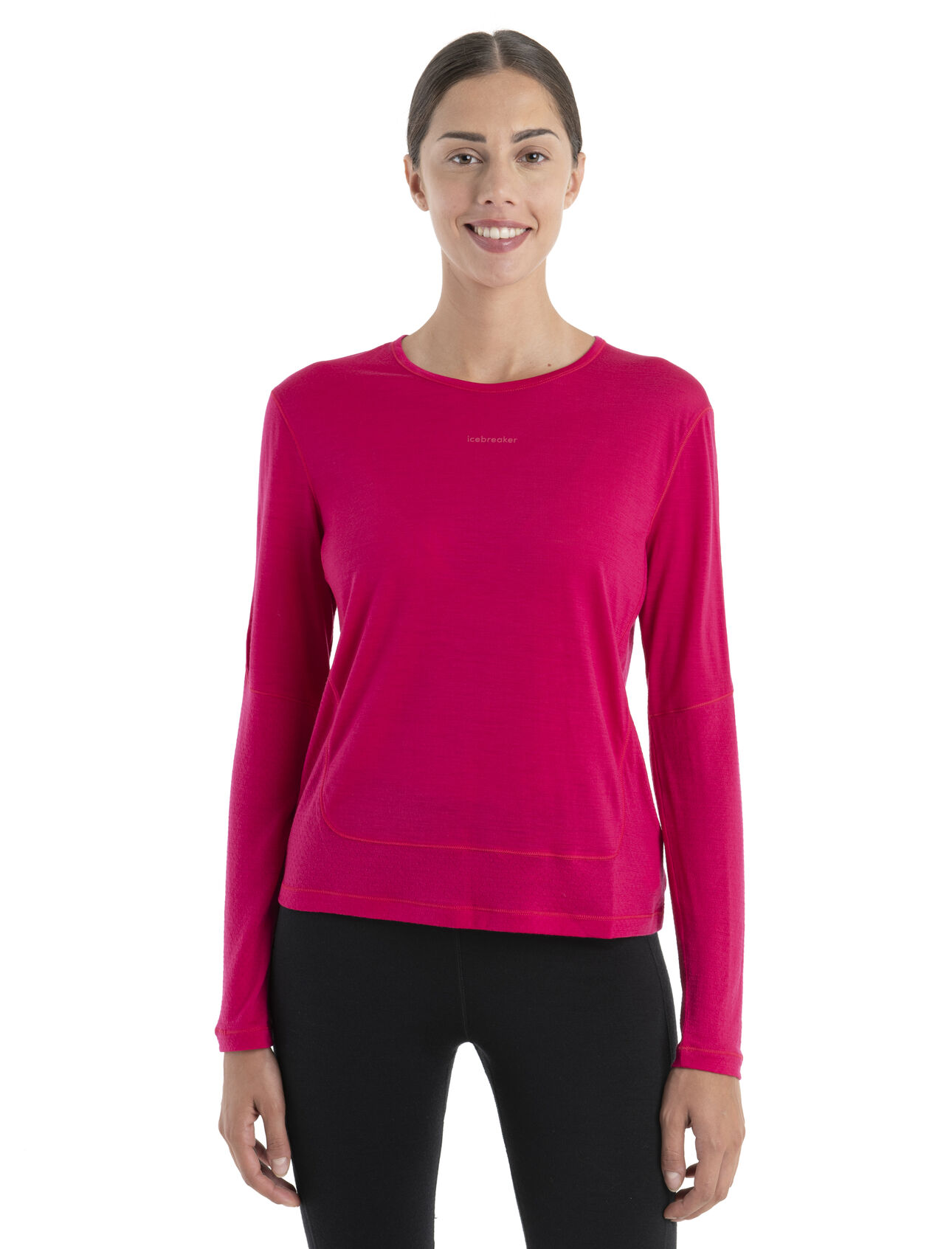 Womens 125 ZoneKnit™ Merino Energy Wind Long Sleeve T-Shirt Our most breathable, lightweight top for high-output activities, the 125 ZoneKnit™ Energy Wind Long Sleeve T-Shirt features a body-mapped combination of Cool-Lite merino jersey and ultra-breathable eyelet mesh to help keep you cool.