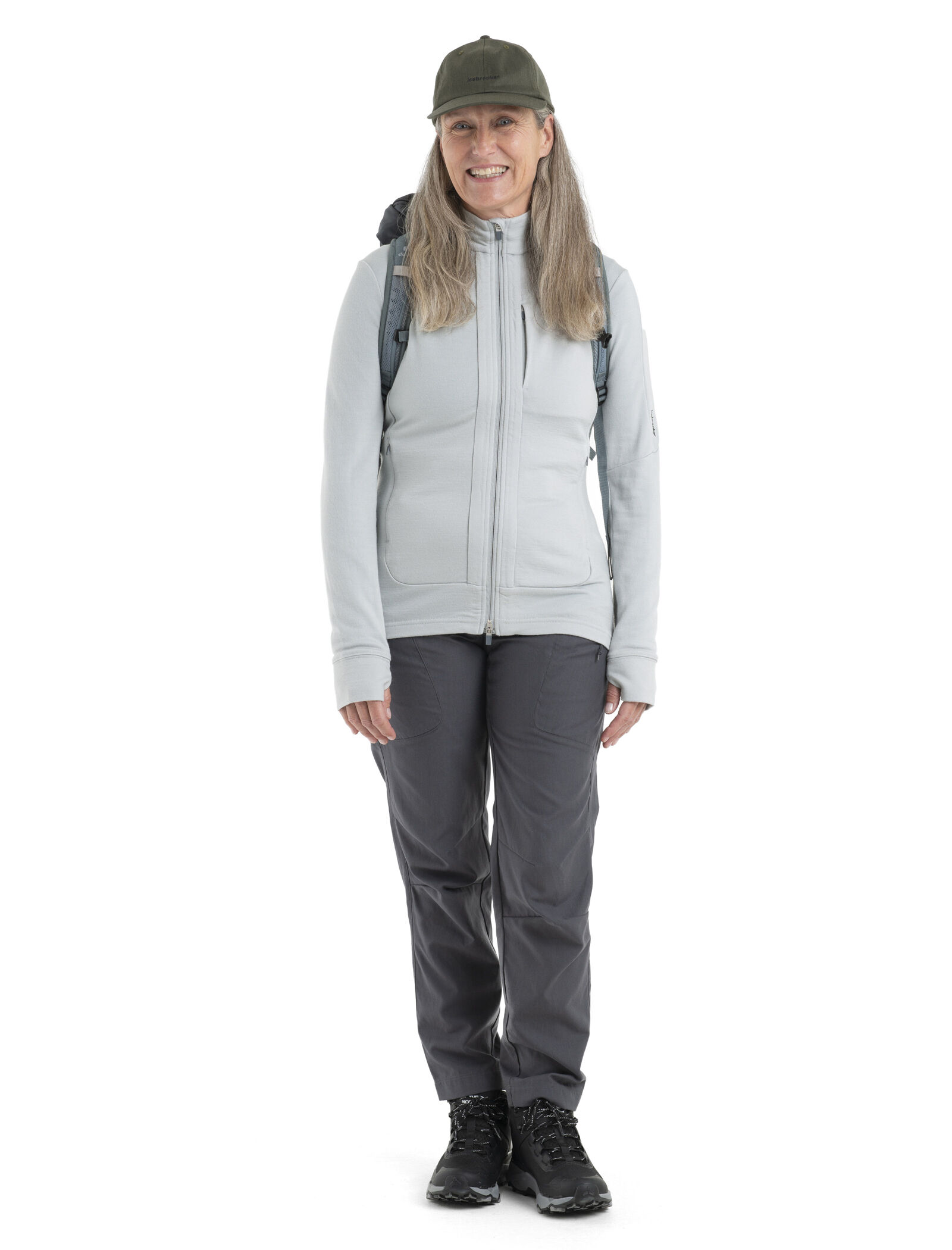 Merino Quantum III Long Sleeve Zip Jacket Icebreaker US