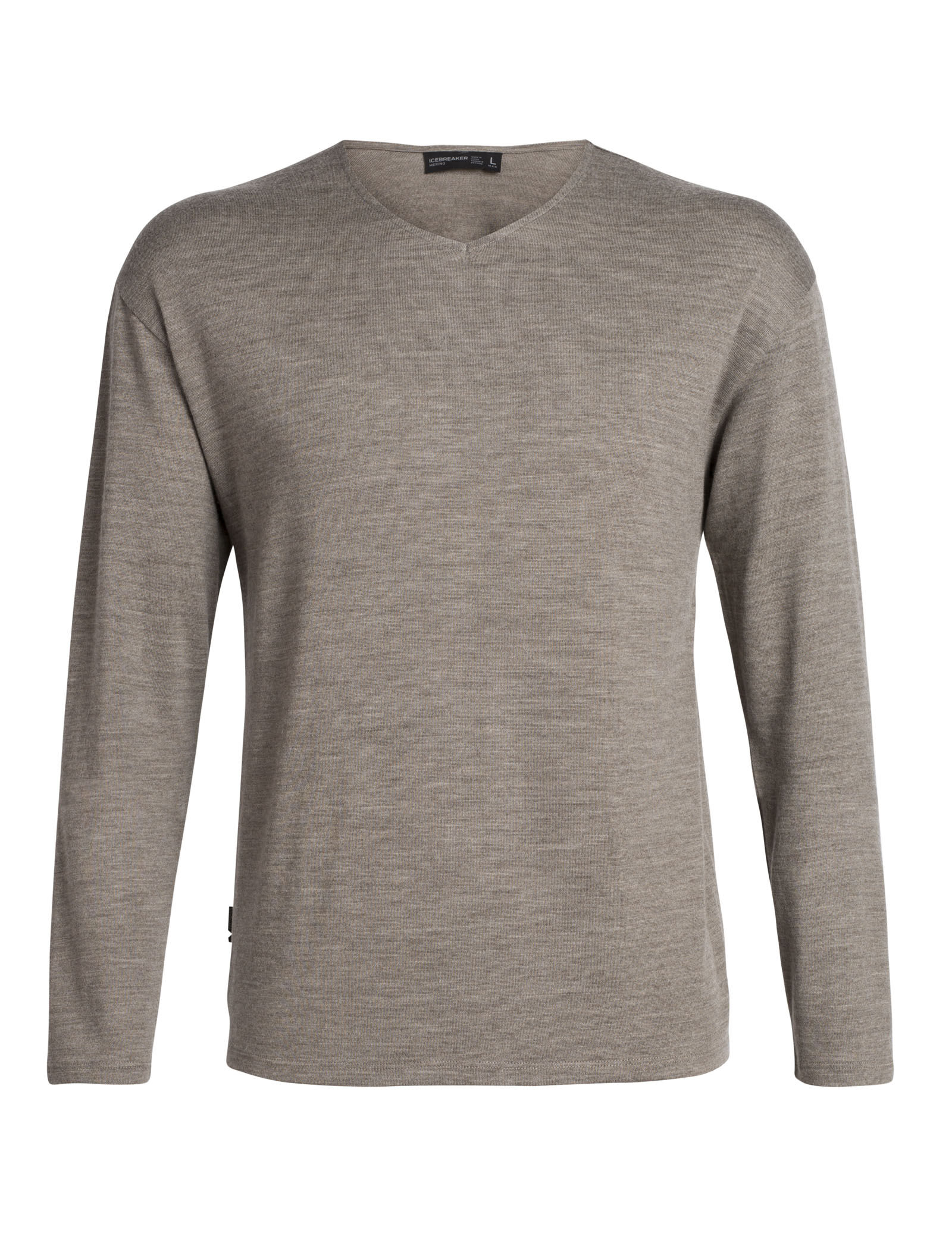Merino Deice Langarmshirt mit V Ausschnitt Icebreaker EU
