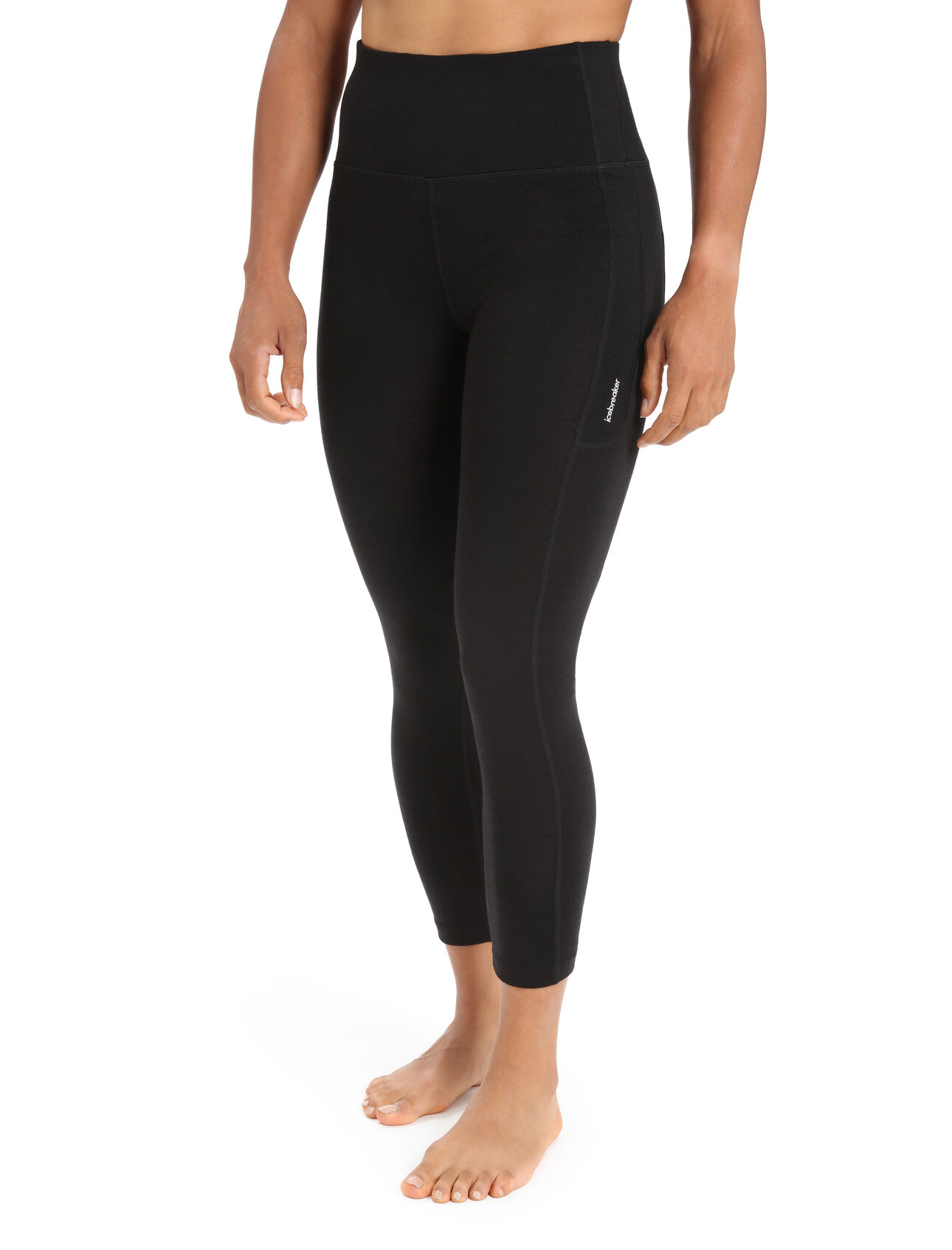Womens Merino Fastray High Rise Tights Functional, form-fitting bottoms for active performance on or off the trail, the Fastray High Rise Tights feature a stretchy merino wool blend with a high waist for added coverage.