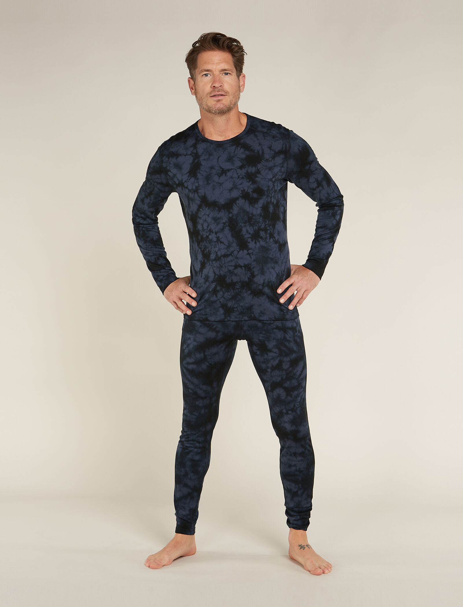 Men s 200 Oasis Thermal Top Cloud Dye Leggings Icebreaker UK