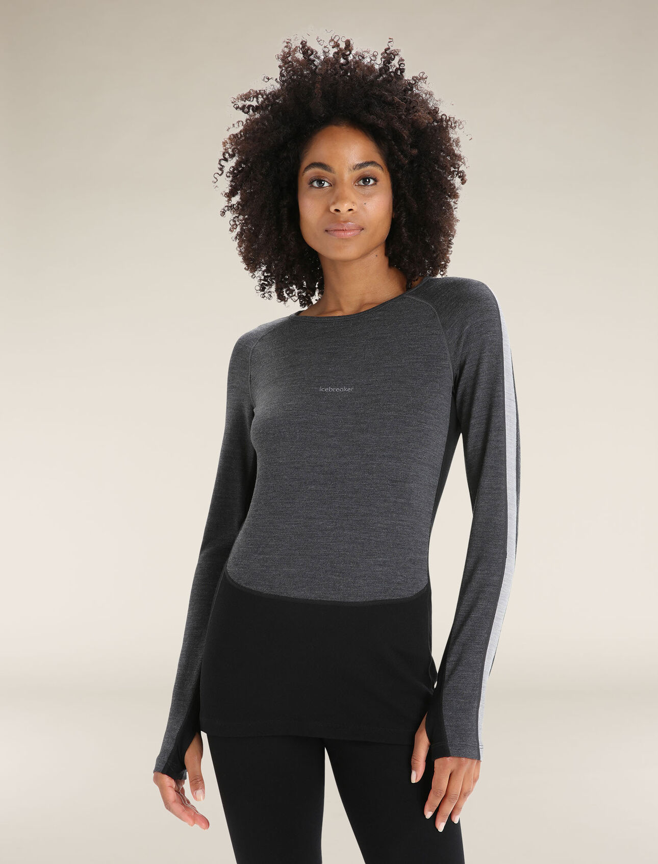 Maglia termica con girocollo a maniche lunghe in lana merino 260 ZoneKnit™ Donna Base layer pesante ideata per favorire la termoregolazione durante le attività fisiche ad alta intensità, la Maglia girocollo a maniche lunghe 260 ZoneKnit™ è realizzata in 100% lana merino naturale. 