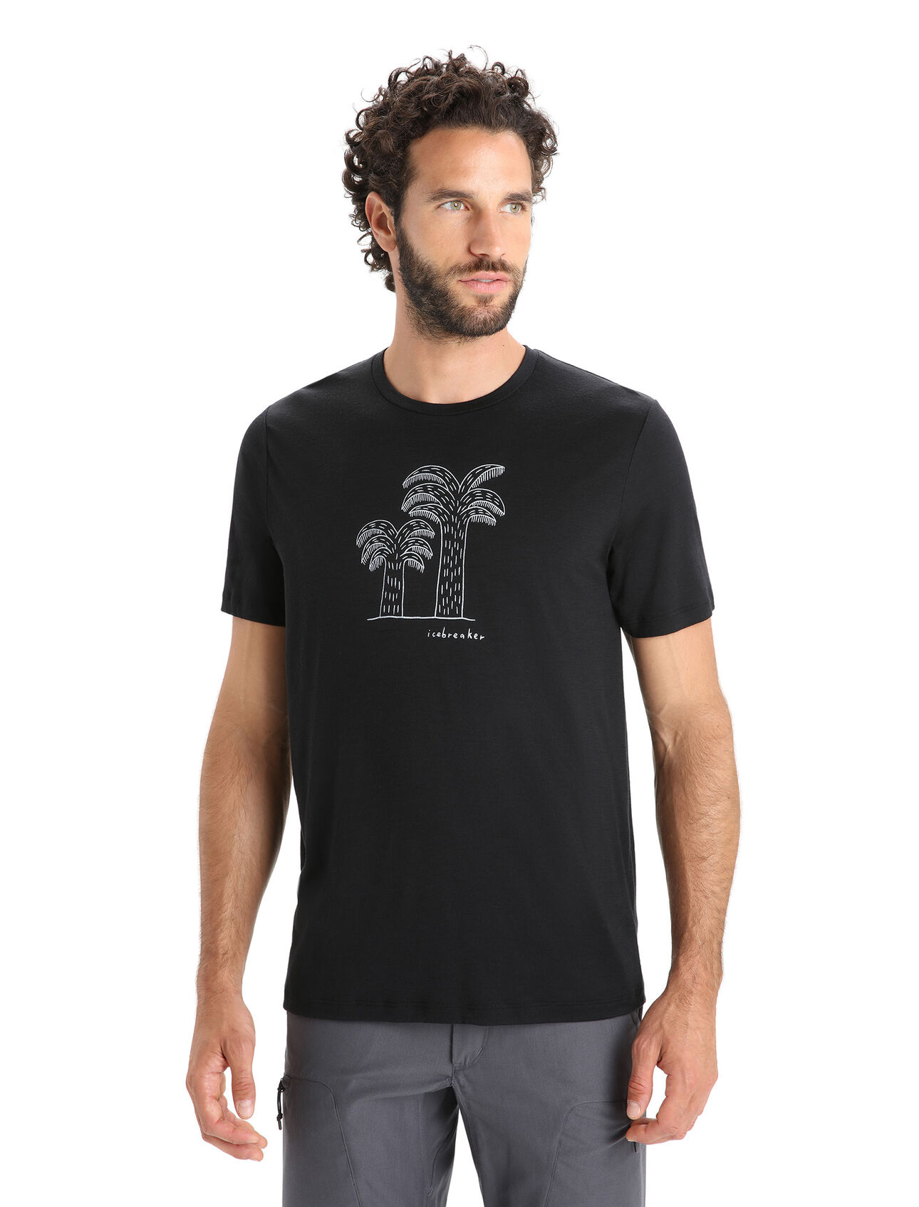 Mens Merino Tech Lite II Short Sleeve T-Shirt Giant Ferns Our versatile tech tee that provides comfort, breathability and natural odour-resistance for any adventure you can think of, the Tech Lite II Short Sleeve Tee Giant Ferns features 100% merino for all-natural performance. The original artwork by Mark Conlan features a fun illustration of the New Zealand tree fern, an endemic species that can grow to six meters tall.