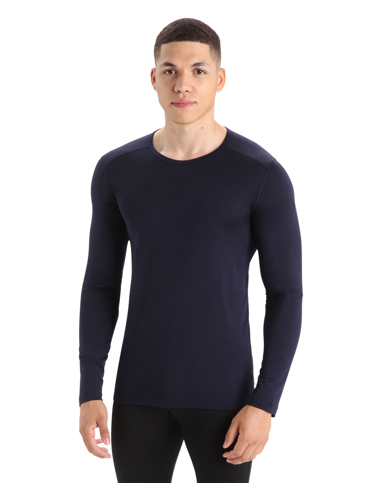 Mens Merino 200 Oasis Long Sleeve Crewe Thermal Base Layer Top Icebreaker