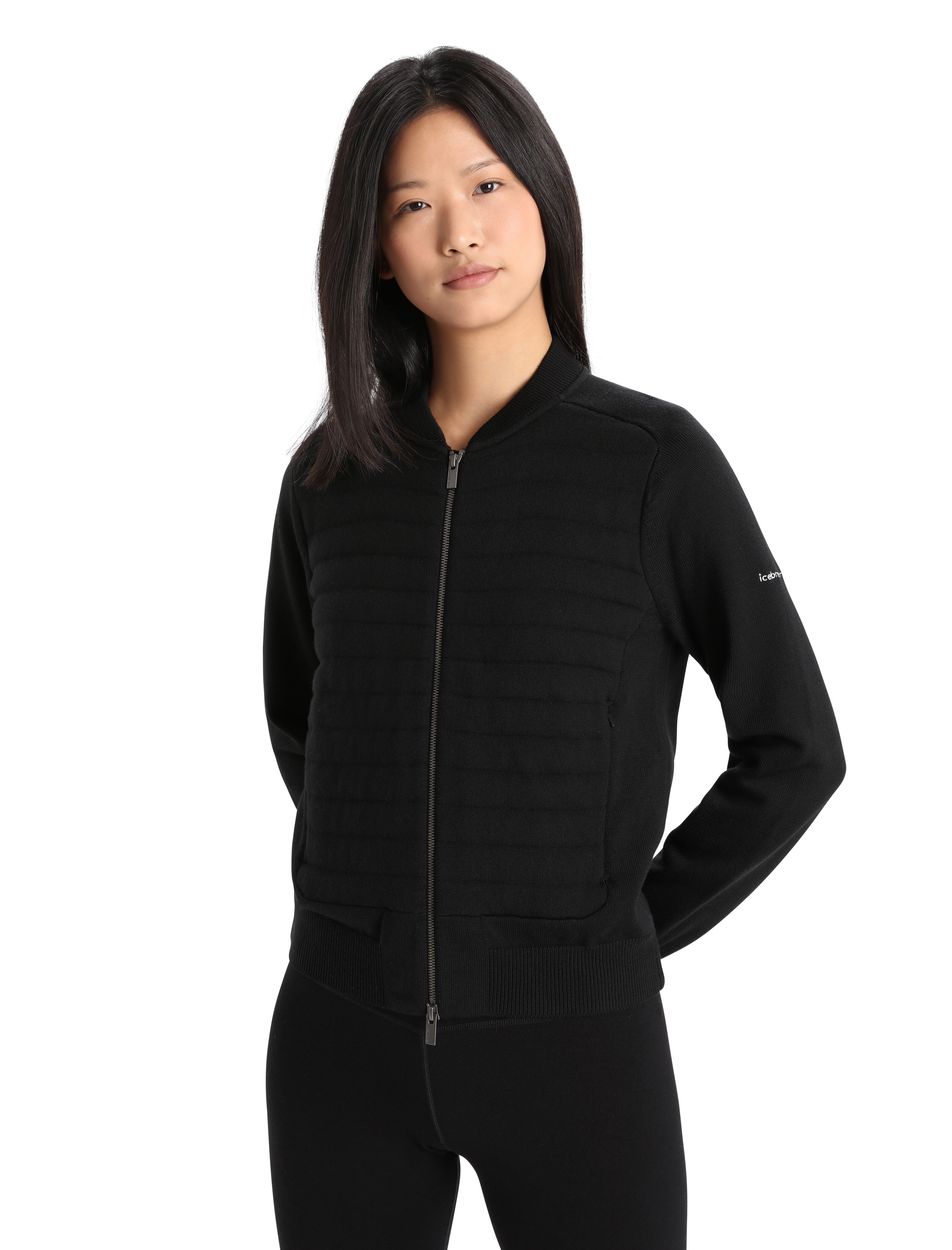 icebreaker City Label ZoneKnit Merino Insulated Knit Bomber