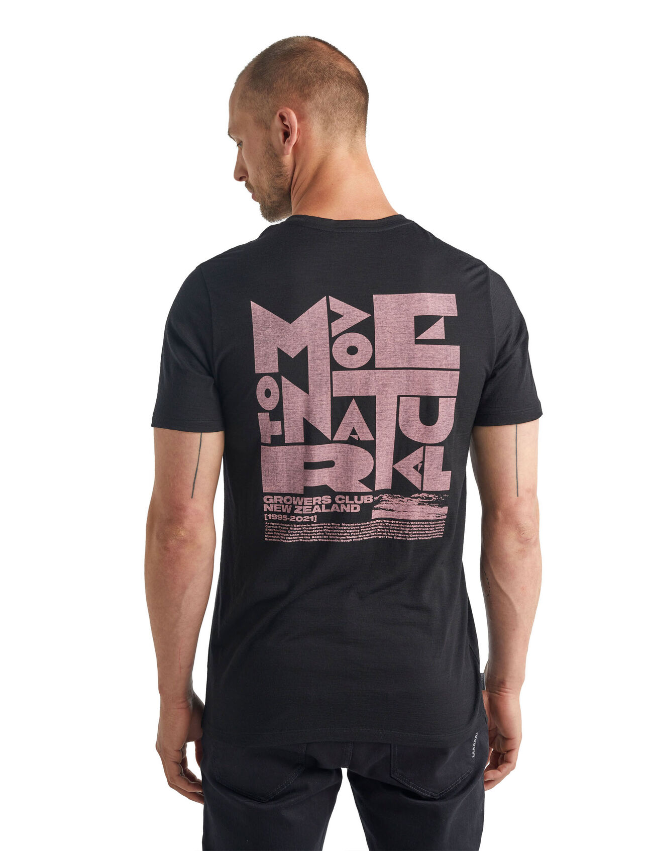 Merino Tech Lite kurzärmliges T-Shirt mit Rundhalsausschnitt Growers Club
