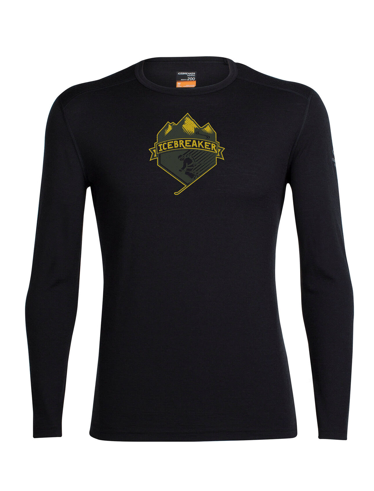 Oasis Long Sleeve Crewe Ski Crest