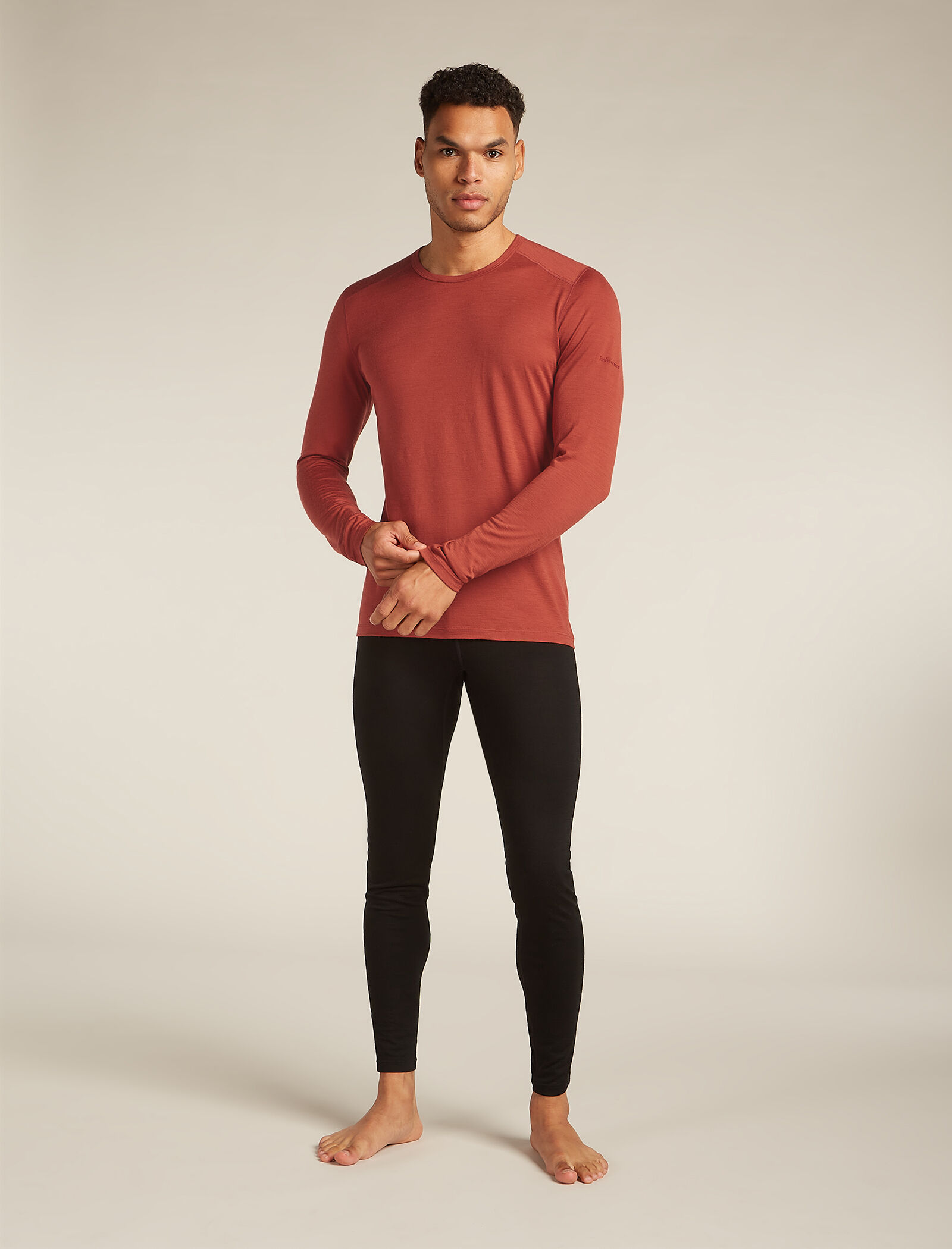 Merino 200 Oasis Long Sleeve Crewe Thermal Top - Icebreaker (US)