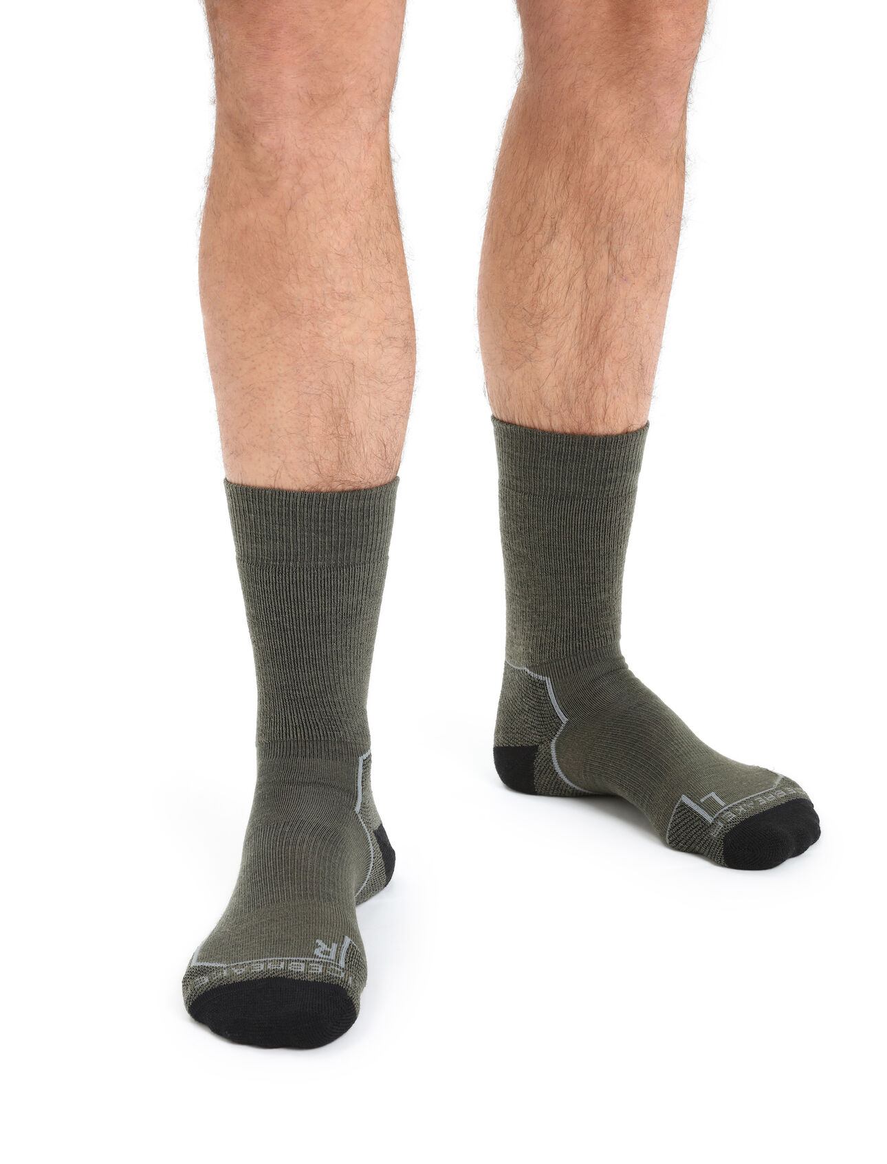 Hike+ middelzware, halfhoge sokken van merinowol