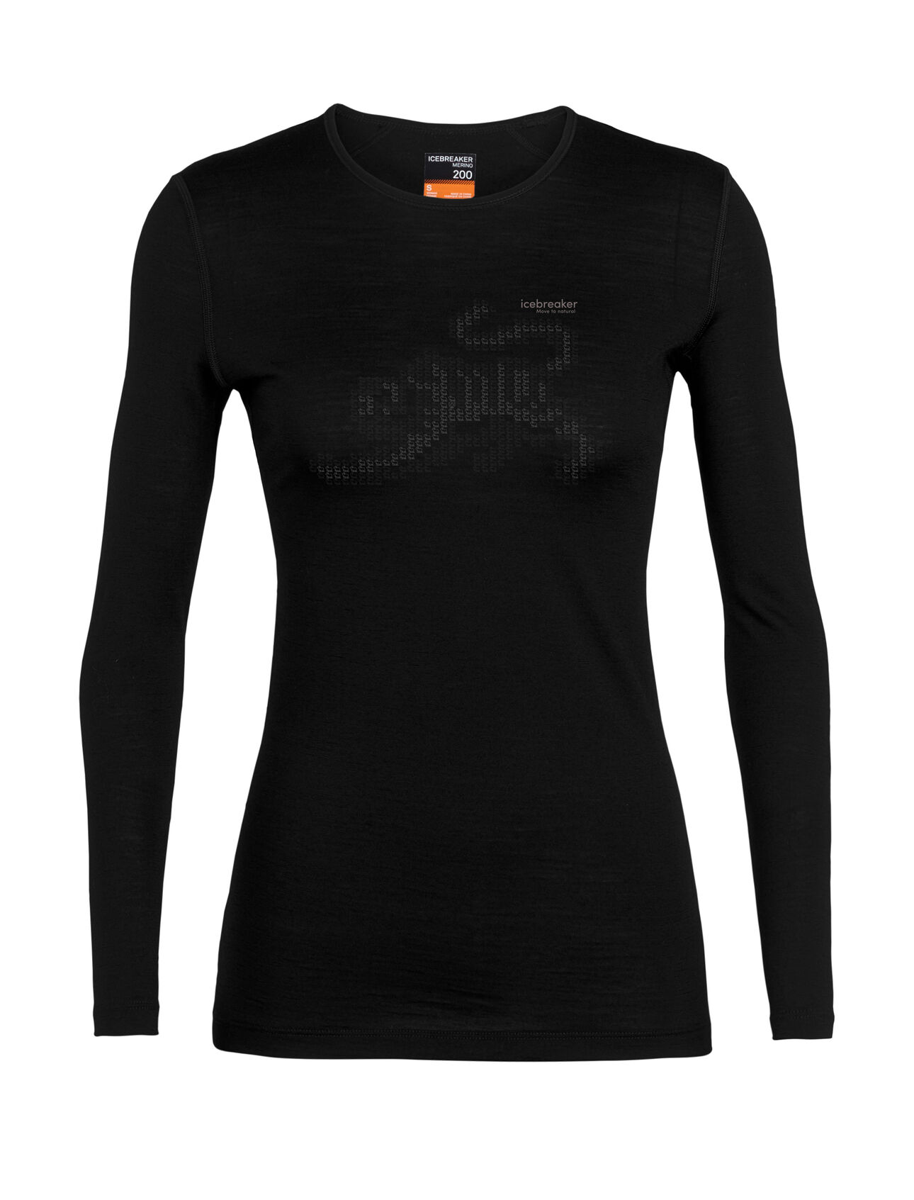 Maglia girocollo a maniche lunghe 200 Oasis Tiger Merino