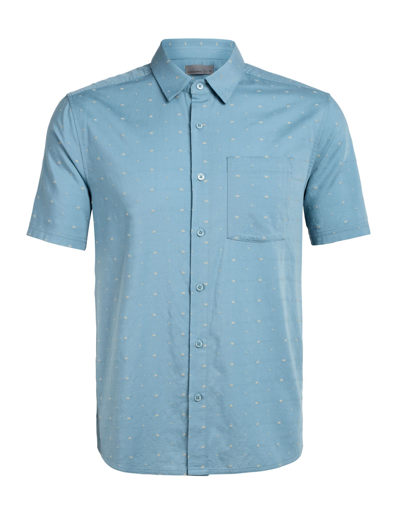 Mens Cool-Lite™ Merino Compass Short Sleeve Shirt A lightweight woven men’s merino wool shirt for travel or daily life, the Compass Flannel Short Sleeve Shirt combines classic style with modern natural fabrics.