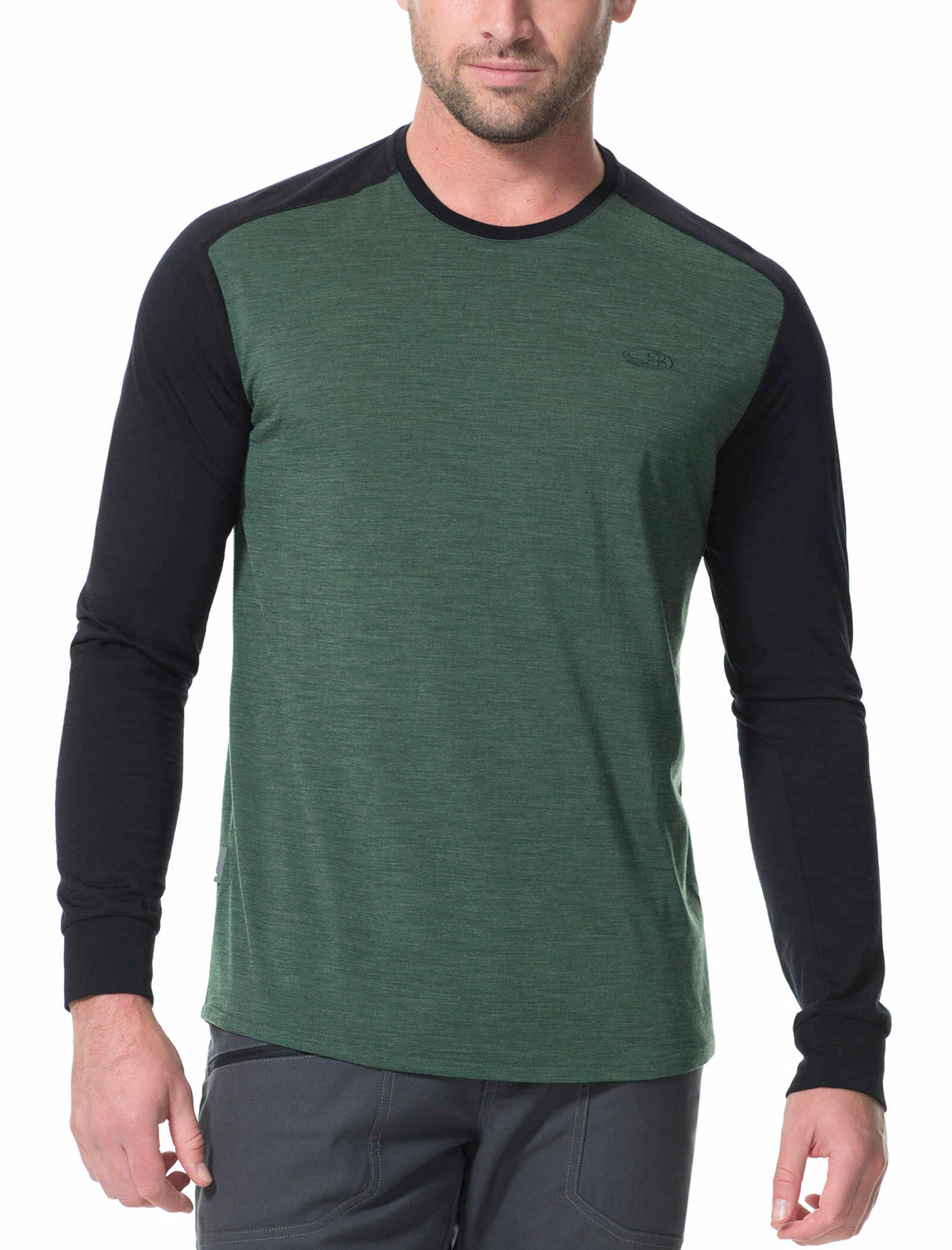 New Zealand Merino Wool 102227 Icebreaker Merino Sphere Long Sleeve Crew Neck Shirt For Travel Or Hiking Sports Outdoors T Shirts