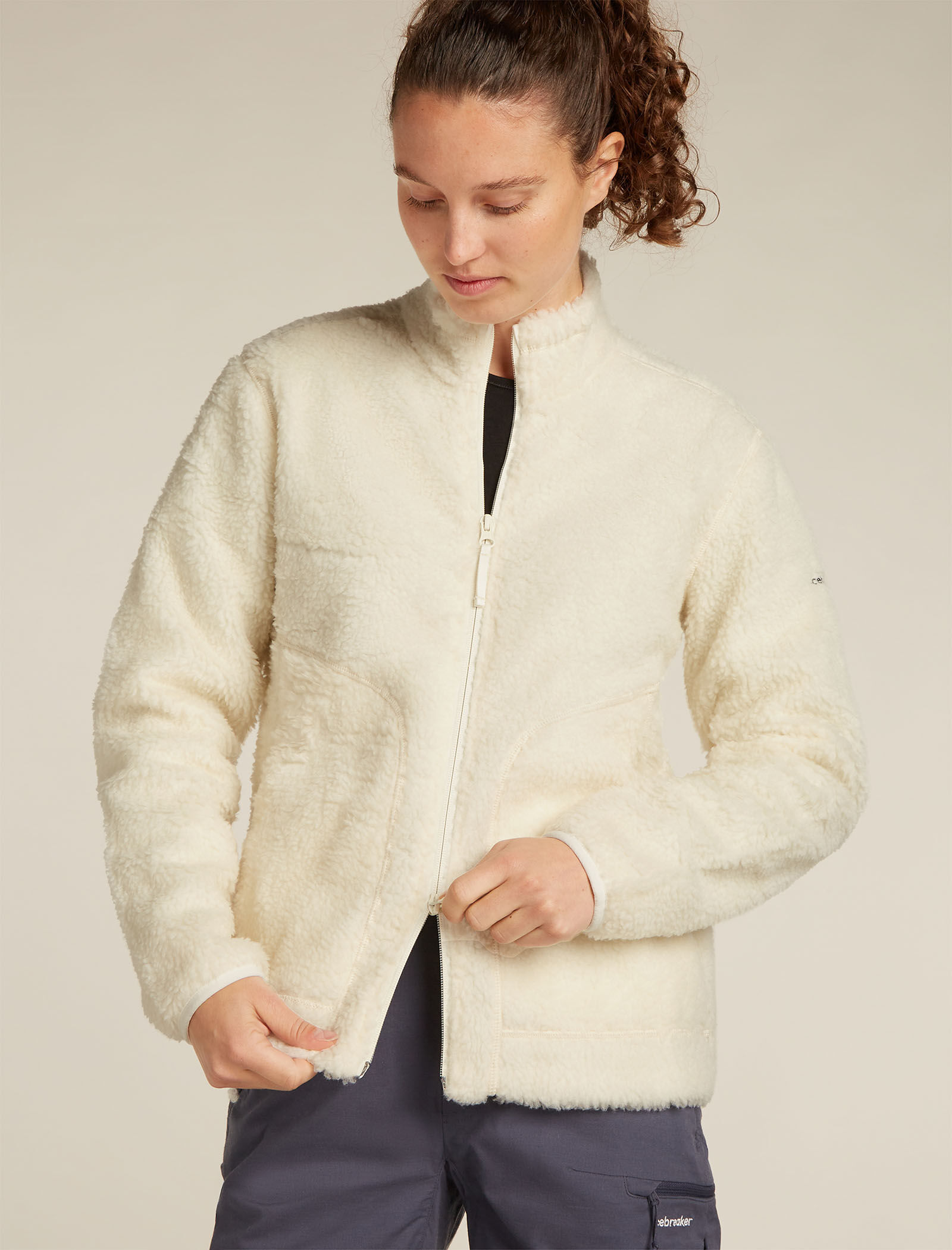 Women s Merino Blend 960 RealFleece High Pile Long Sleeve Zip Jacket