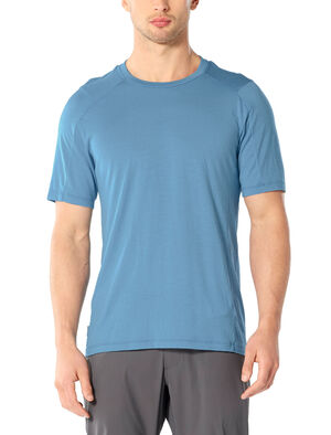 nature dye Galen T-shirt met korte mouwen en ronde hals van merinowol