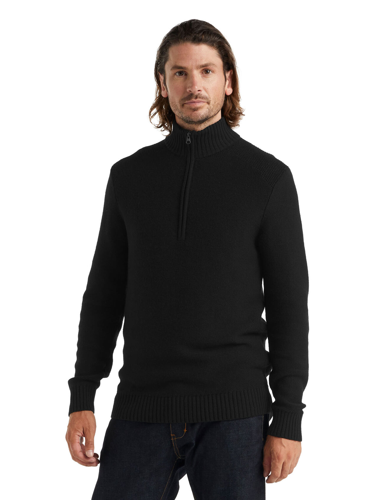 Merino Waypoint Long Sleeve Half Zip Top