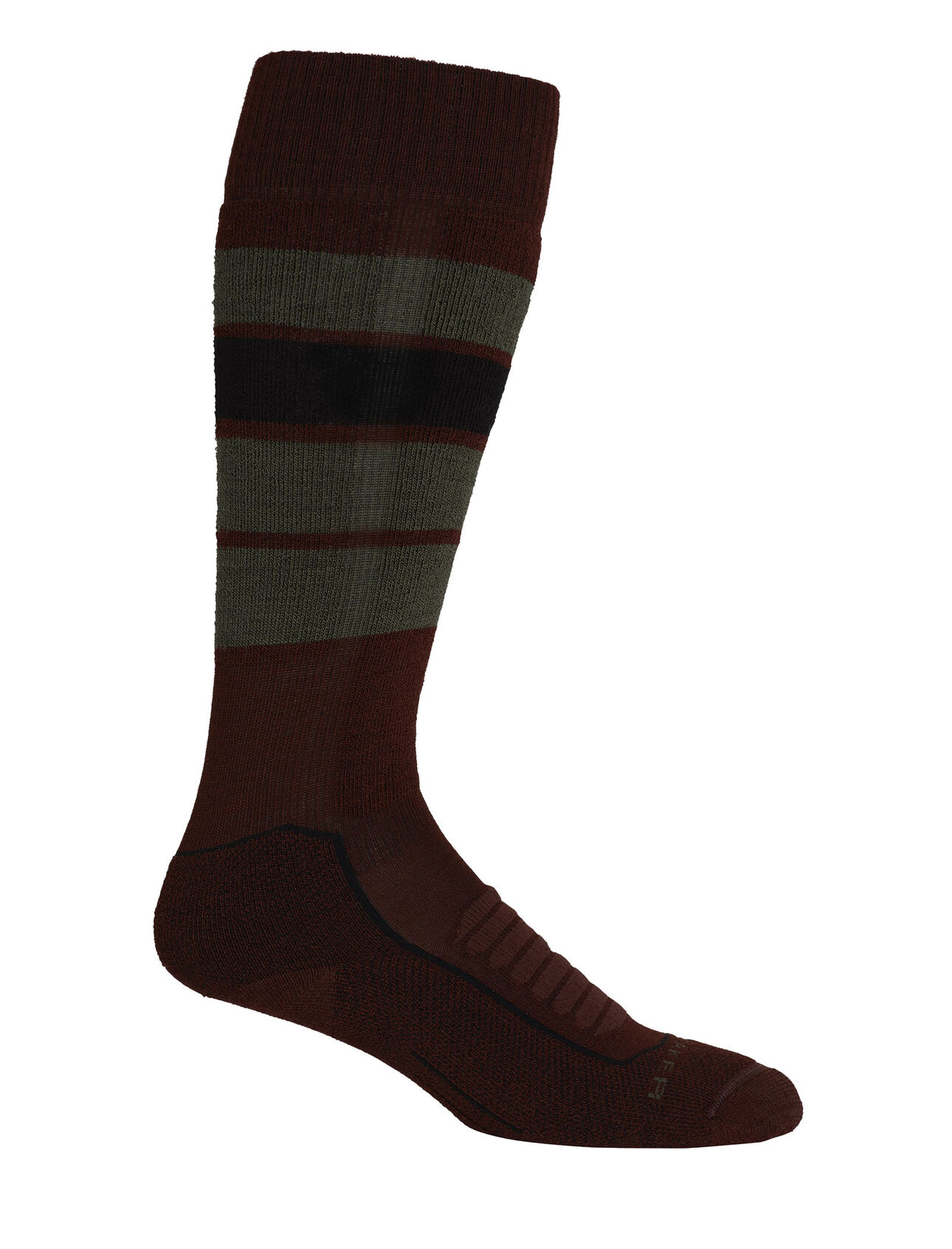 Merino Ski+ Medium Over the Calf Socks Heritage Stripe