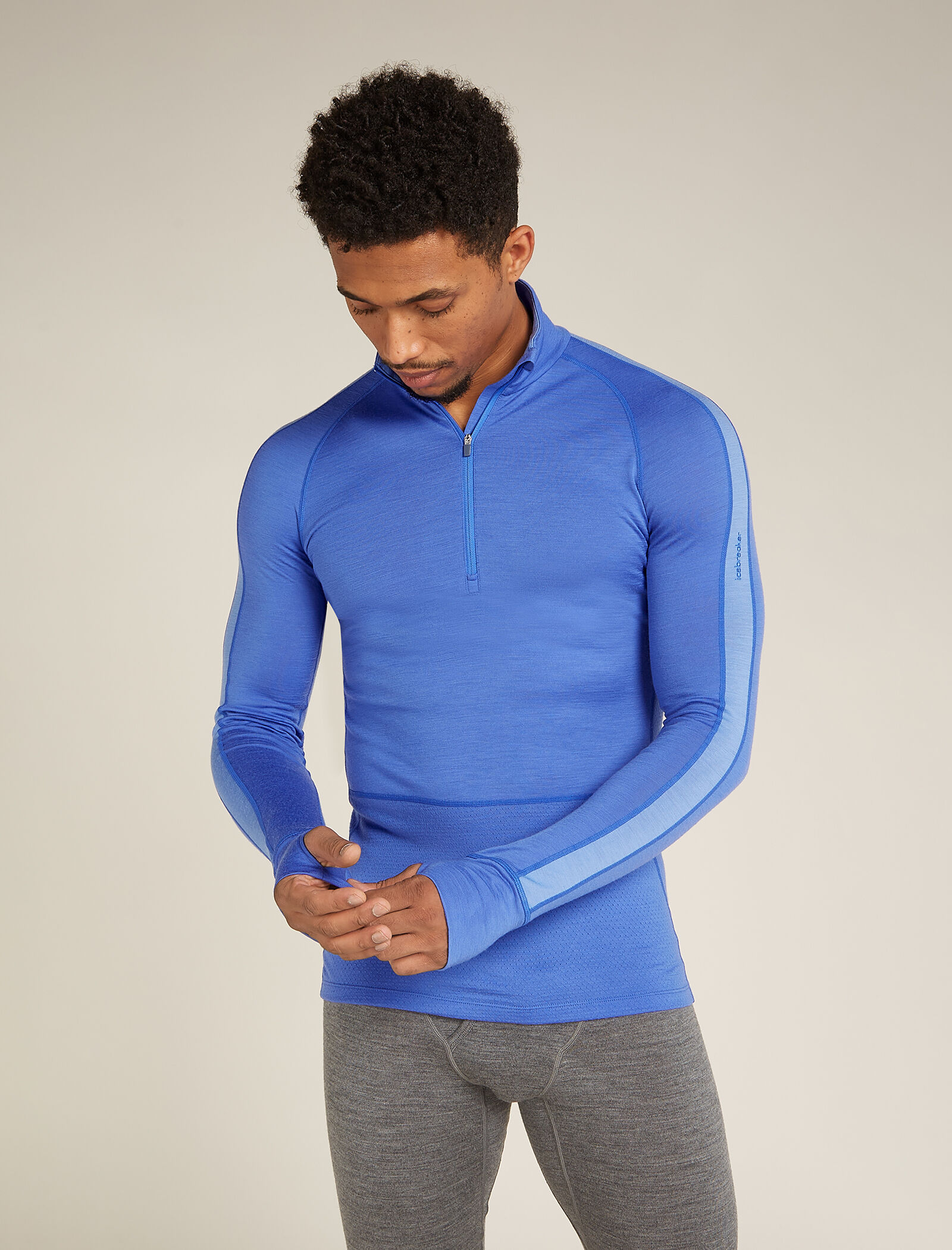 Men s Merino 200 ZoneKnit Long Sleeve Half Zip Thermal Top