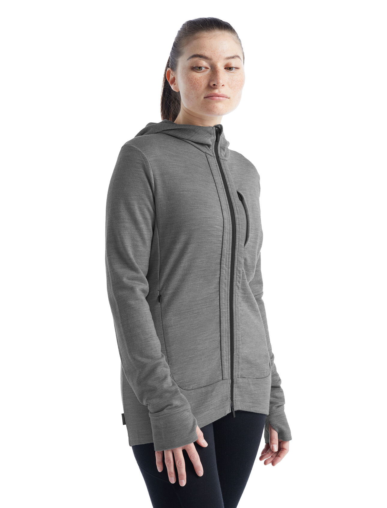 Merino Quantum III Long Sleeve Zip Hoodie