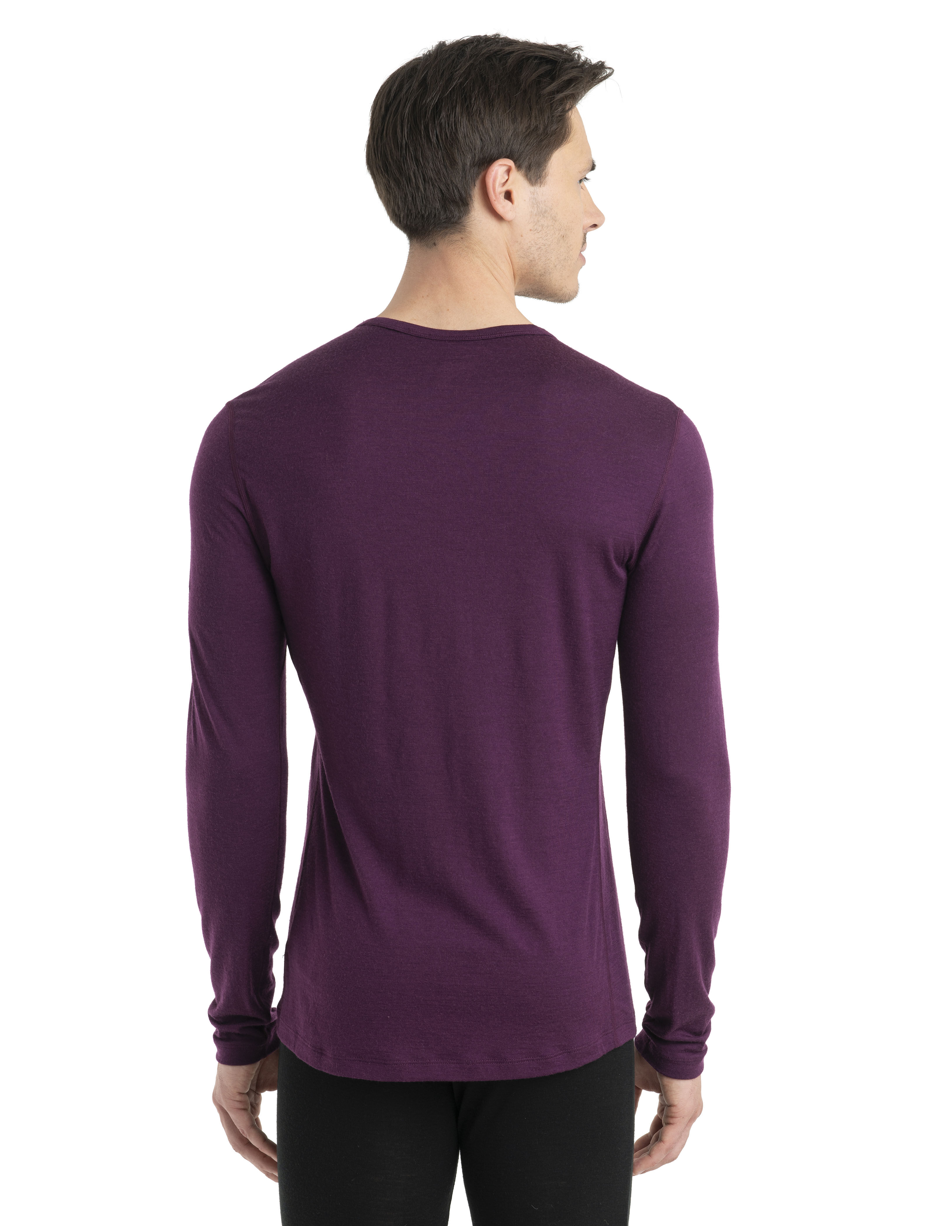 Mens purple thermal shirt online