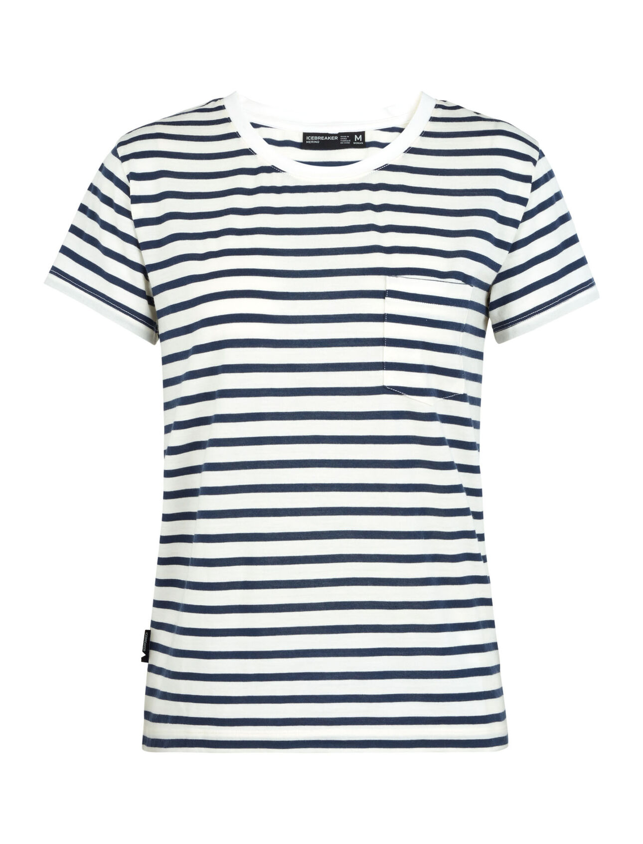 Womens Merino 旅 Tabi Anatomica Short Sleeve Pocket Crewe Top