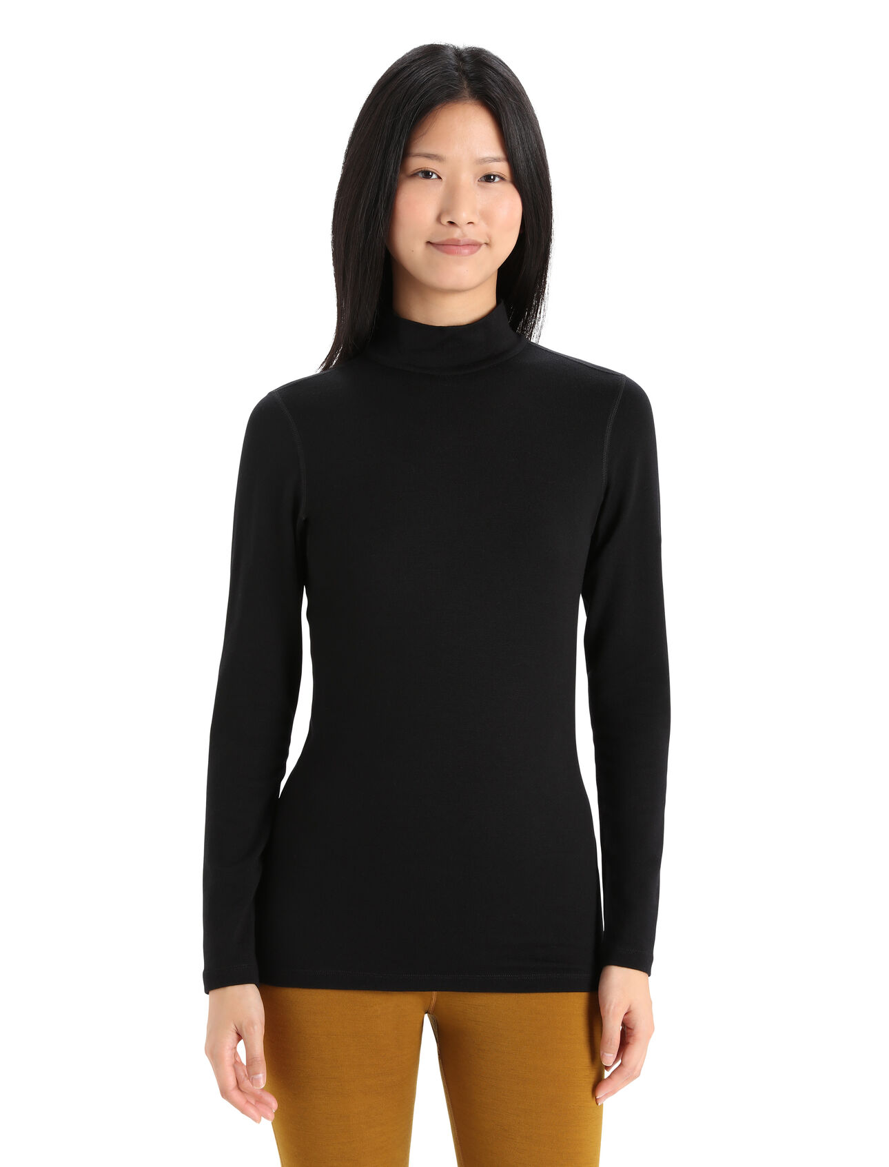 para mujer Camiseta de manga larga y cuello alto Merino 260 Tech El modelo 260 Tech Long Sleeve Turtleneck es una capa base de lana merino increíblemente cálida para los meses más fríos del año y una prenda esencial para combinar con otras durante el invierno: ideal para esquiar, caminar con raquetas y otras actividades en días fríos.