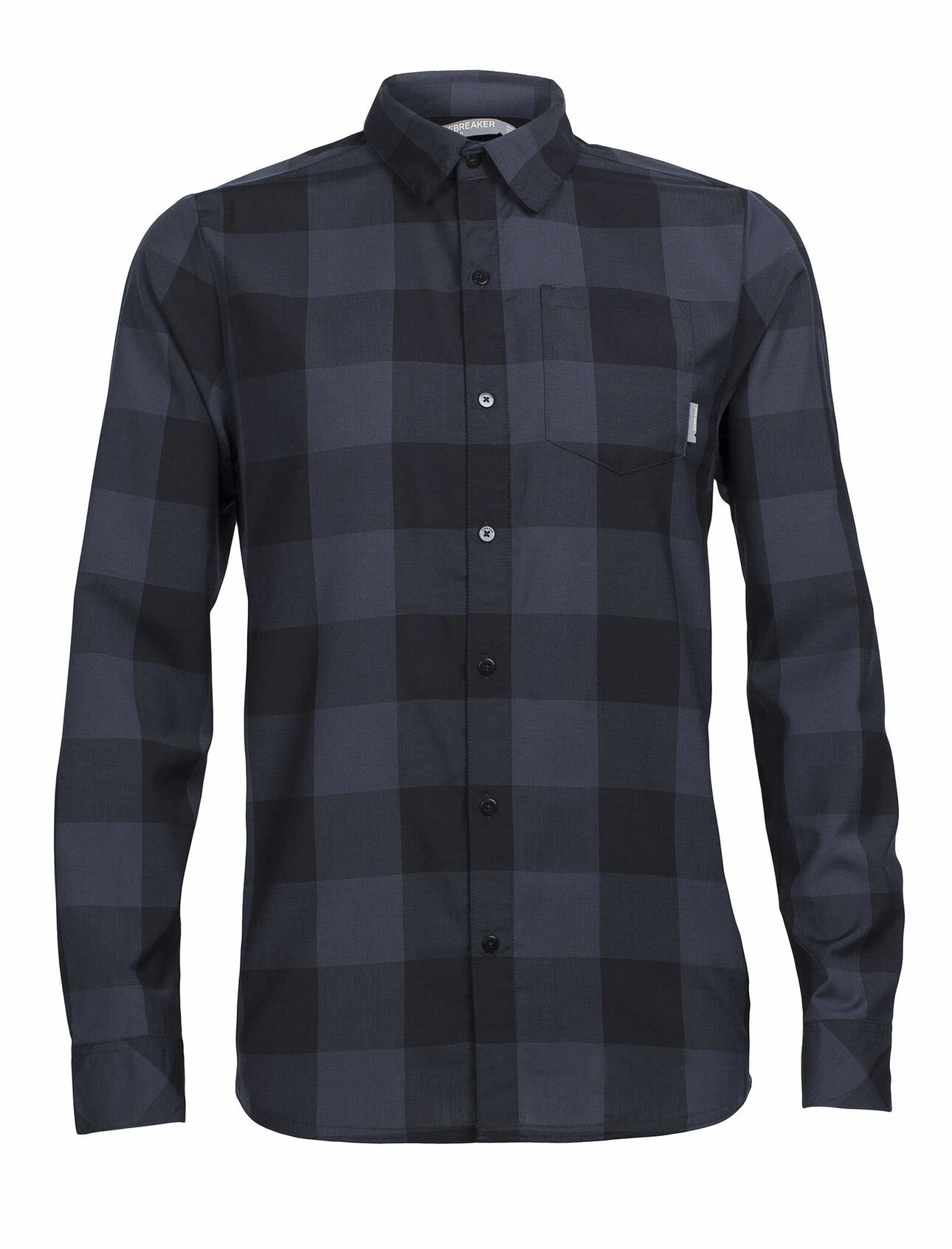 Mens Merino Departure Ii Long Sleeve Shirt Plaid Icebreaker