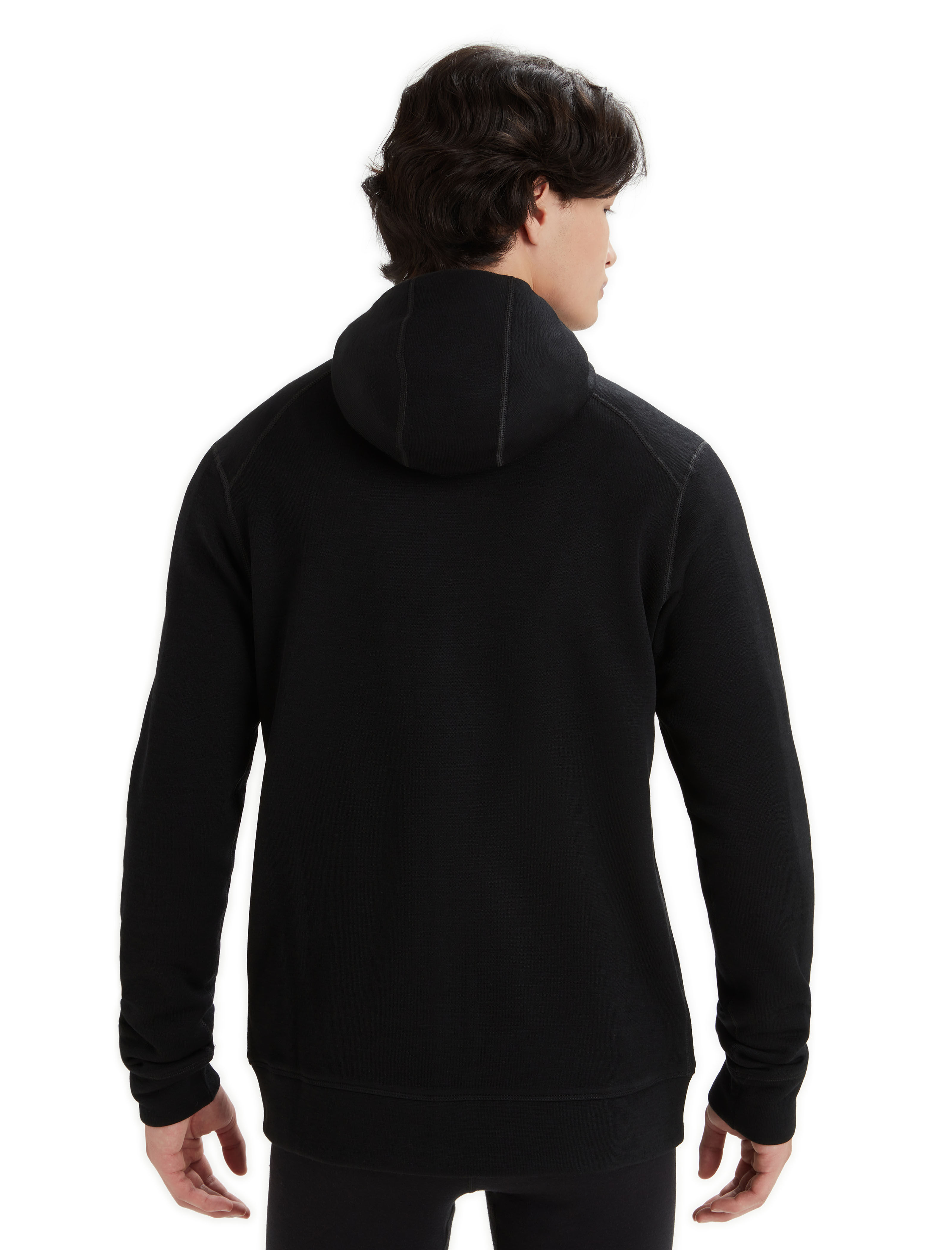RealFleece Merino Elemental Long Sleeve Zip Hood Jacket Icebreaker EU
